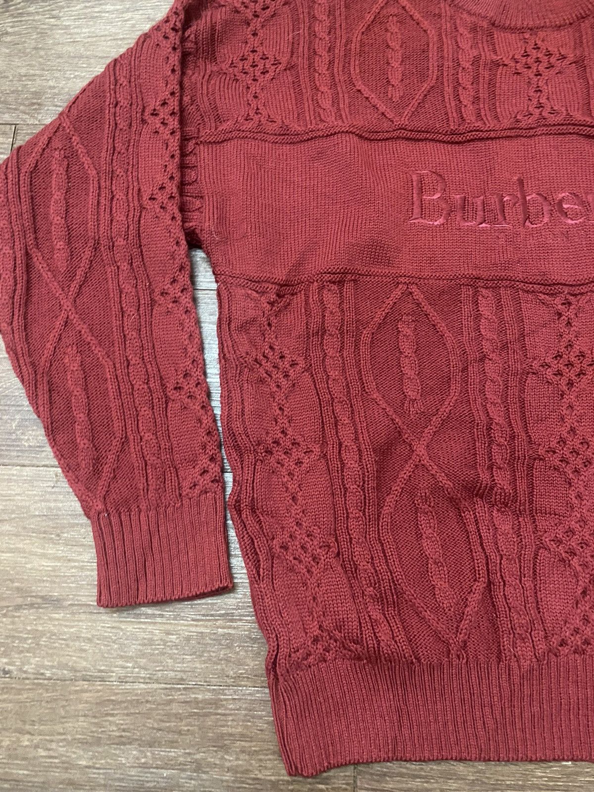 Burberry × Vintage BURBERRYS knit wool vintage big log size L Size US L / EU 52-54 / 3 - 5 Thumbnail