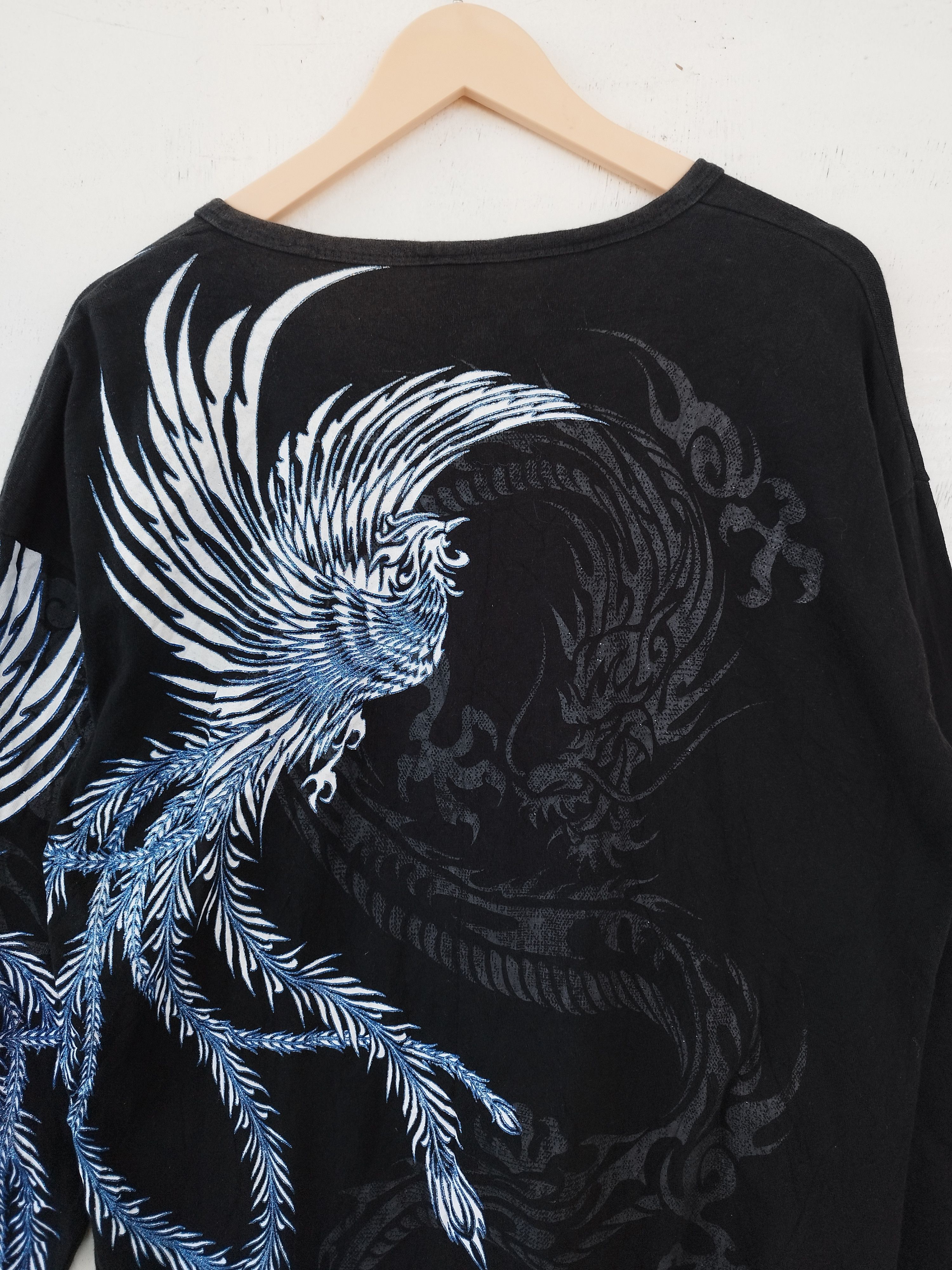 Beauty Beast 🔥 Japanese Sukajan t shirt long sleeve if six was nine Size US M / EU 48-50 / 2 - 5 Thumbnail