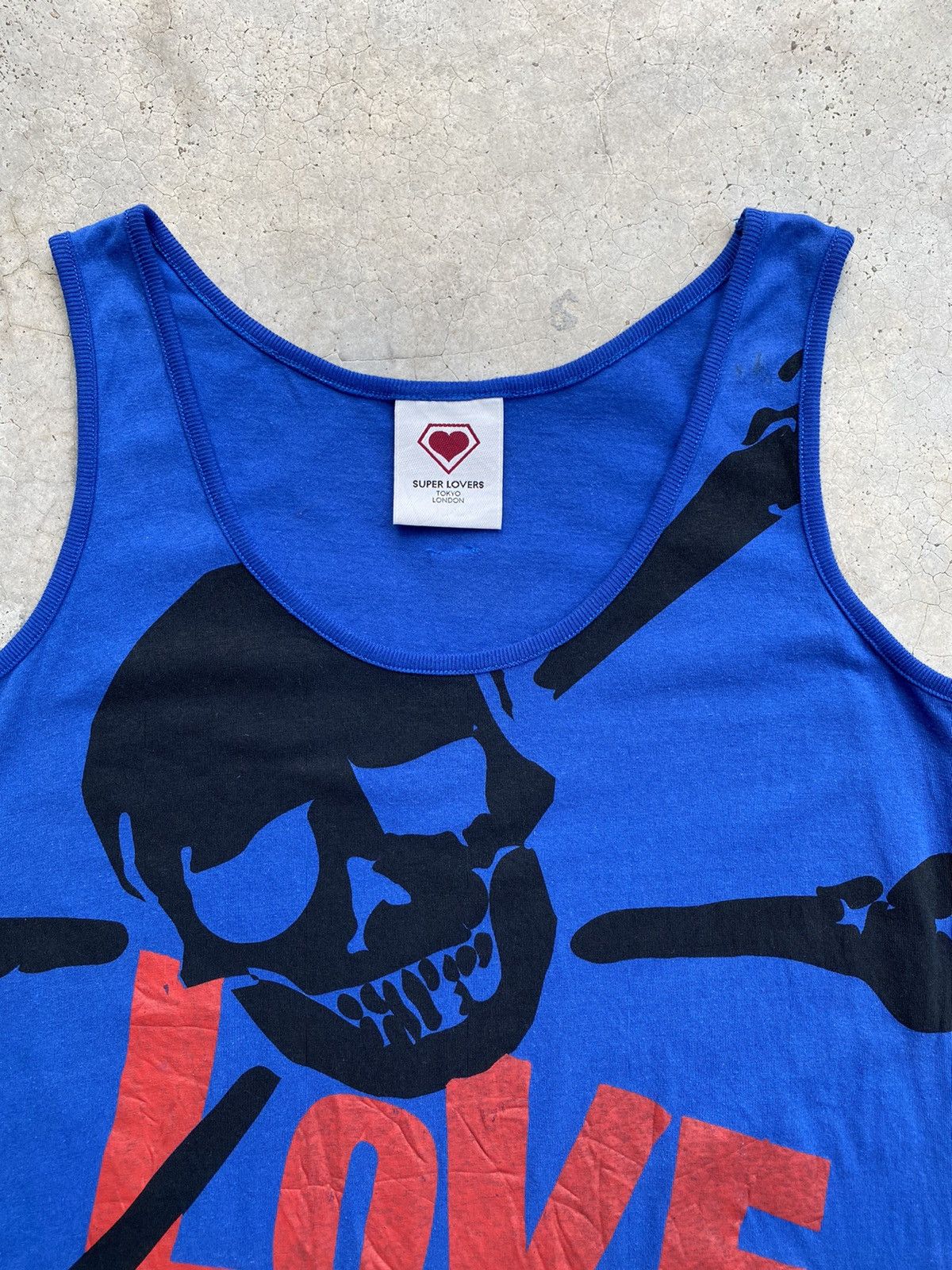 Seditionaries 💥RARE💥Vintage 90s SUPER LOVERS “Love From PUNKS” Tanktop Size US M / EU 48-50 / 2 - 3 Thumbnail