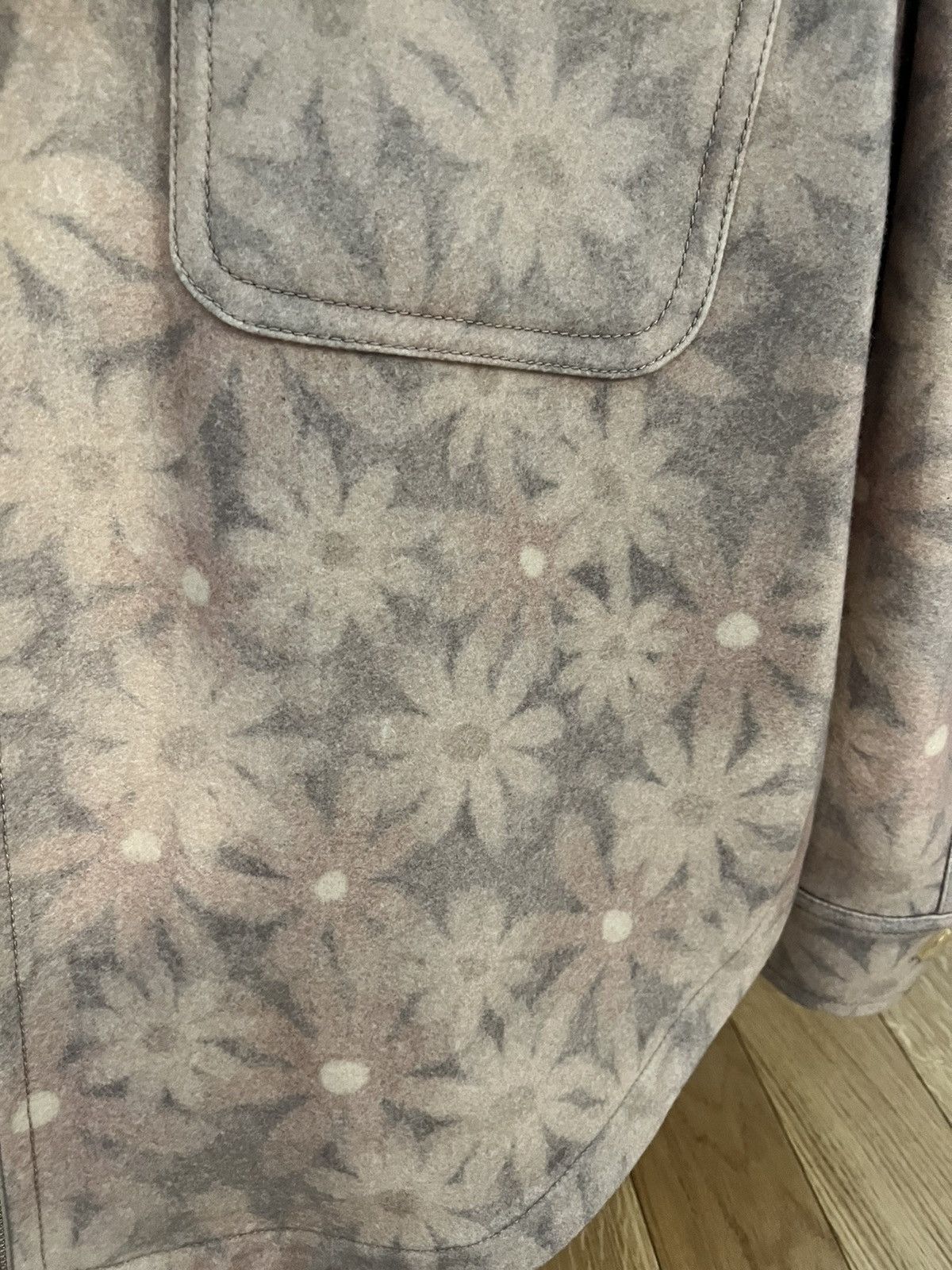 Jacquemus Jacquemus Le Blouson Montage Overshirt Jacket - Pink Floral Size US M / EU 48-50 / 2 - 5 Thumbnail