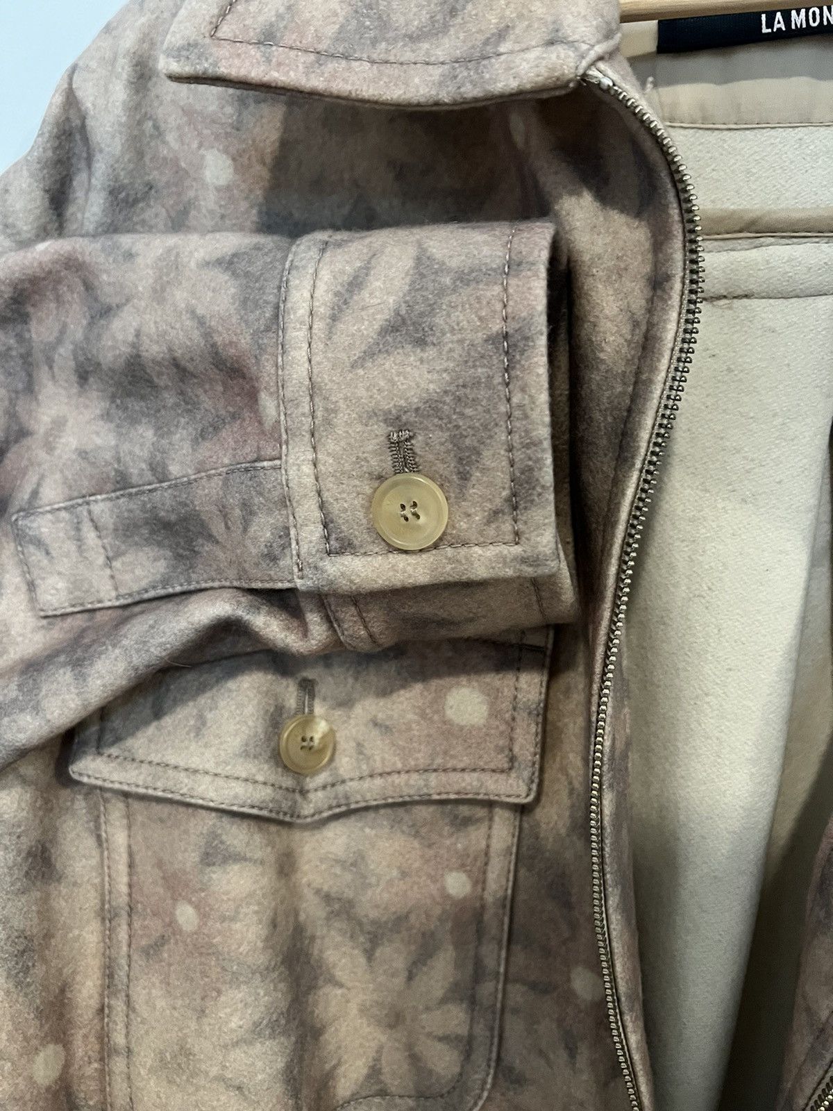 Jacquemus Jacquemus Le Blouson Montage Overshirt Jacket - Pink Floral Size US M / EU 48-50 / 2 - 3 Thumbnail