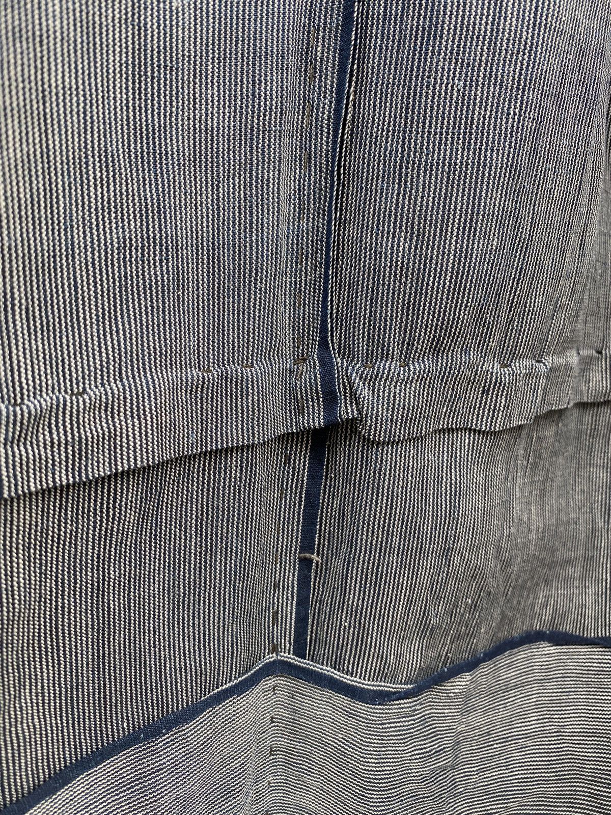 Japanese Brand × Vintage RARE💥Indigo Selvedge Kimono Handmade with Sashiko Stitching Size US L / EU 52-54 / 3 - 15 Thumbnail