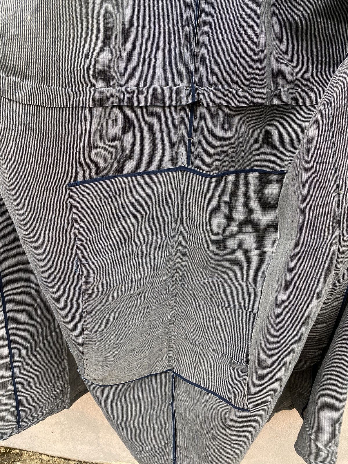 Japanese Brand × Vintage RARE💥Indigo Selvedge Kimono Handmade with Sashiko Stitching Size US L / EU 52-54 / 3 - 16 Thumbnail