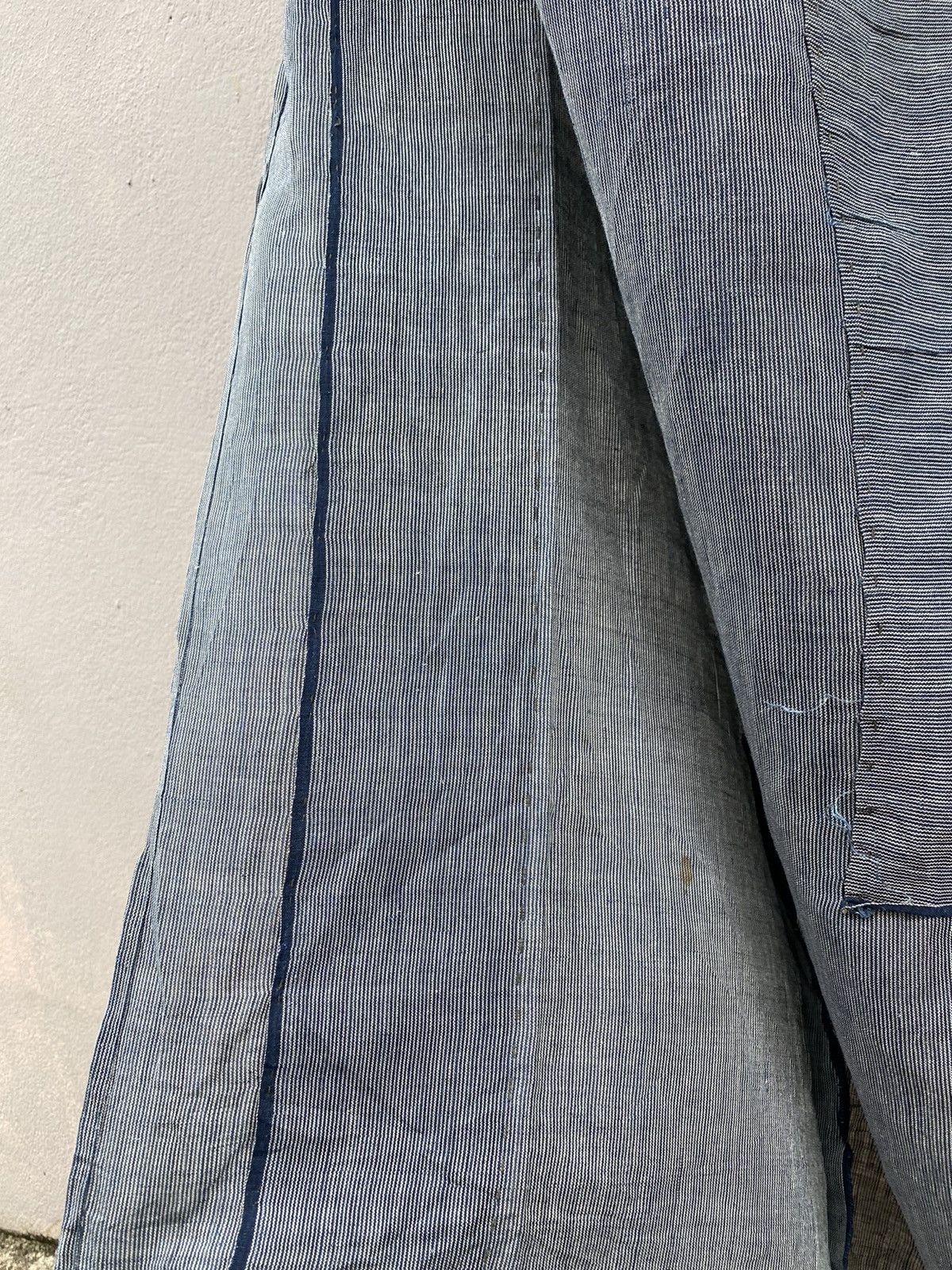 Japanese Brand × Vintage RARE💥Indigo Selvedge Kimono Handmade with Sashiko Stitching Size US L / EU 52-54 / 3 - 17 Thumbnail