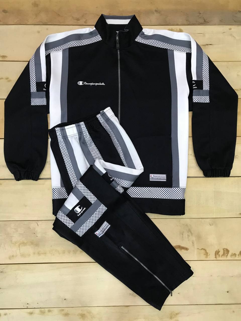Champion × Vintage A356 ONE SET CHAMPION VTG 90s jacket and pants Size US XL / EU 56 / 4 - 1 Thumbnail