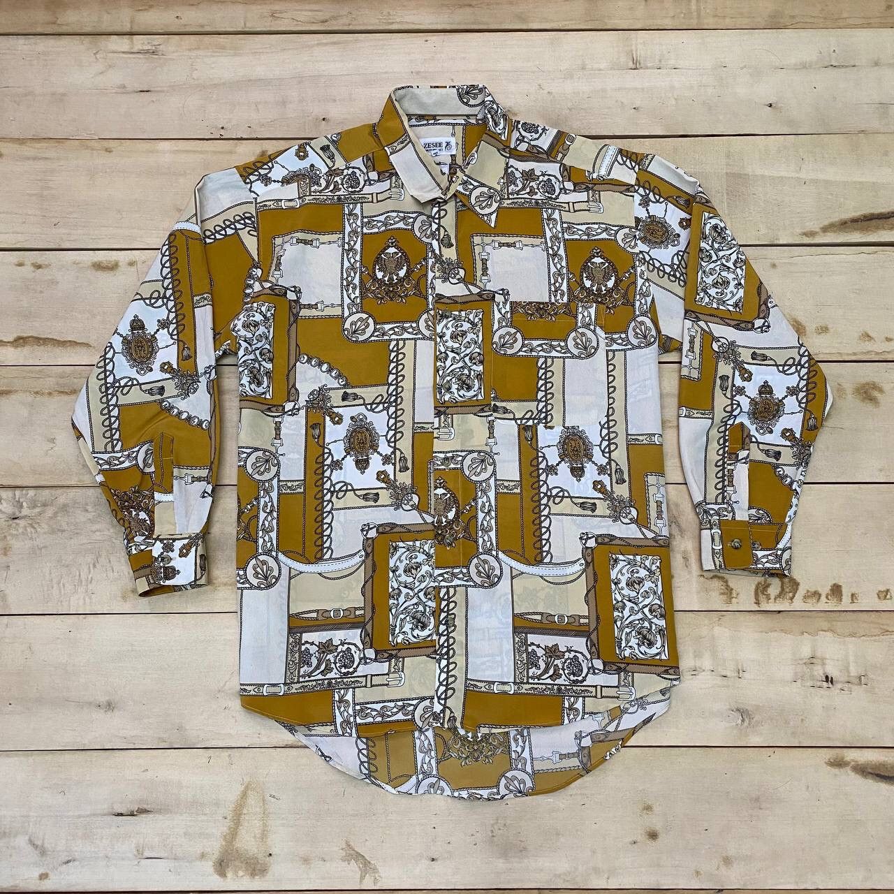 Vintage A567 VINTAGE ART SILK SHIRTS Size US L / EU 52-54 / 3 - 1 Thumbnail