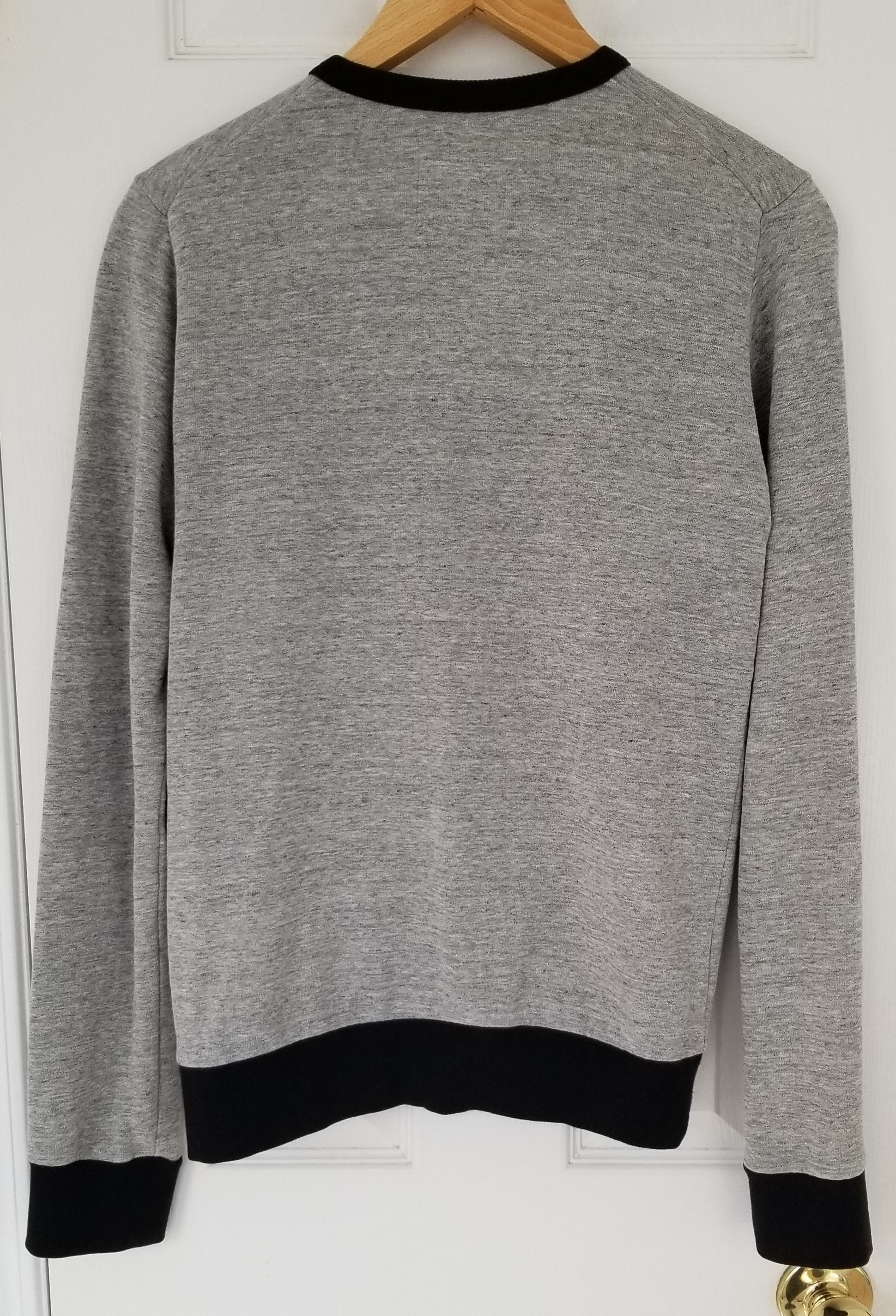 Number (N)ine Number (N)ine Two-Way Zip Fleece Varsity Sweatshirt Nine Size US S / EU 44-46 / 1 - 4 Thumbnail