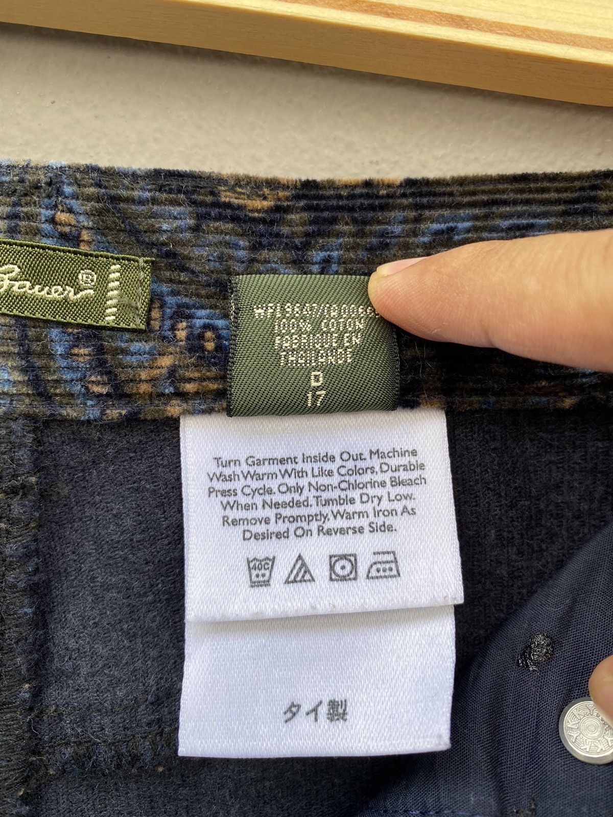 Eddie Bauer × Vintage 💥RARE💥 Vintage Retro EDDIE BAUER “Paisley Design” Corduroy Size 27" / US 4 / IT 40 - 10 Thumbnail