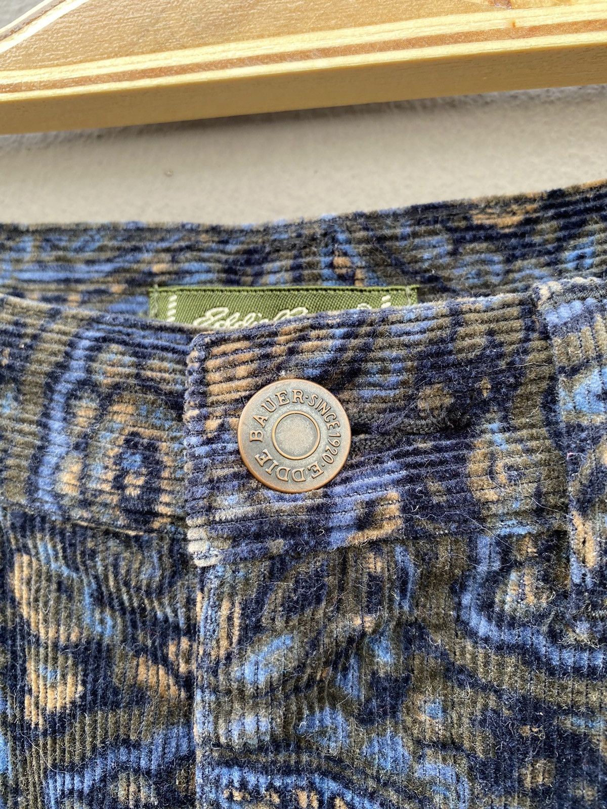 Eddie Bauer × Vintage 💥RARE💥 Vintage Retro EDDIE BAUER “Paisley Design” Corduroy Size 27" / US 4 / IT 40 - 2 Thumbnail