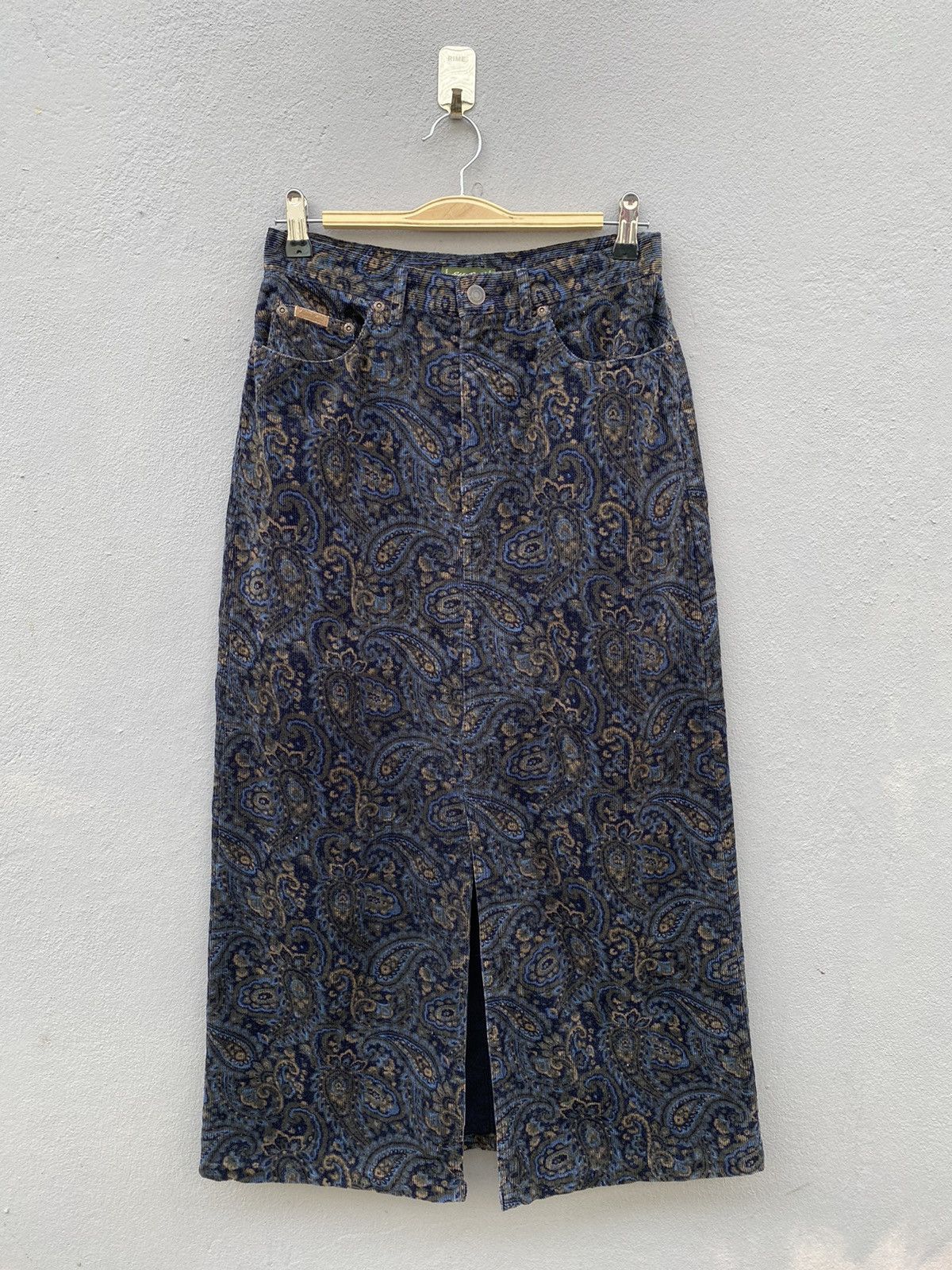 Eddie Bauer × Vintage 💥RARE💥 Vintage Retro EDDIE BAUER “Paisley Design” Corduroy Size 27" / US 4 / IT 40 - 1 Thumbnail