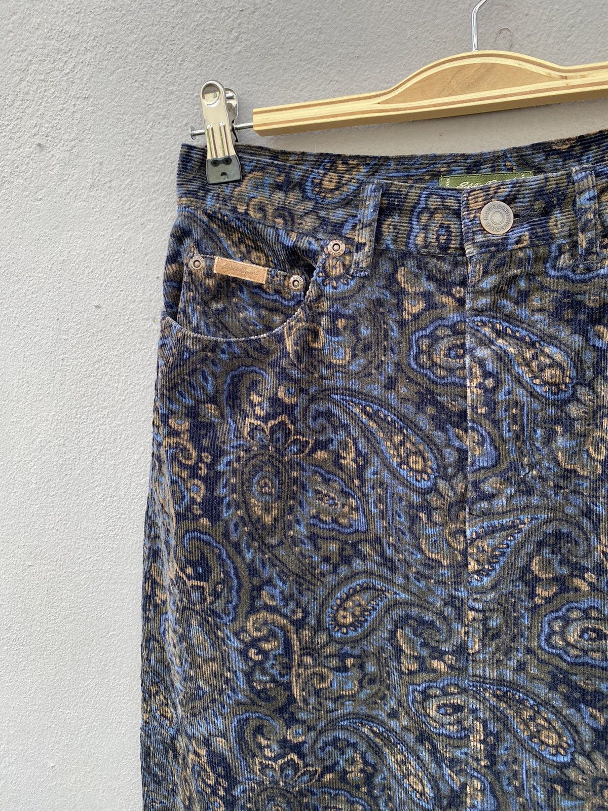 Eddie Bauer × Vintage 💥RARE💥 Vintage Retro EDDIE BAUER “Paisley Design” Corduroy Size 27" / US 4 / IT 40 - 4 Thumbnail