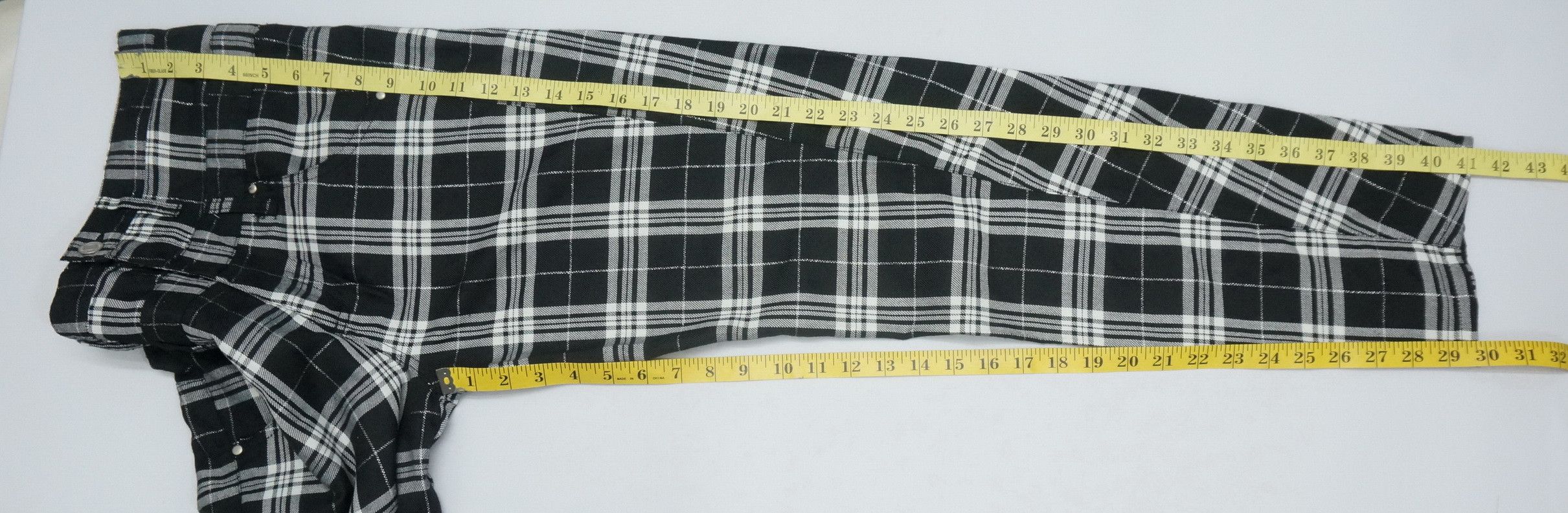 Japanese Brand JUNGLE STORM Double Waist Tartan Lightweight Pants Size US 33 - 13 Thumbnail
