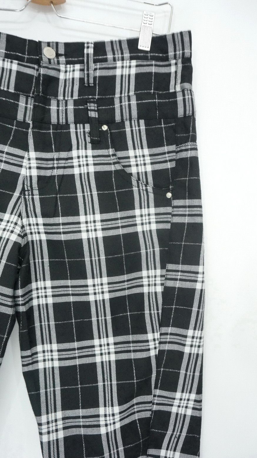 Japanese Brand JUNGLE STORM Double Waist Tartan Lightweight Pants Size US 33 - 4 Thumbnail