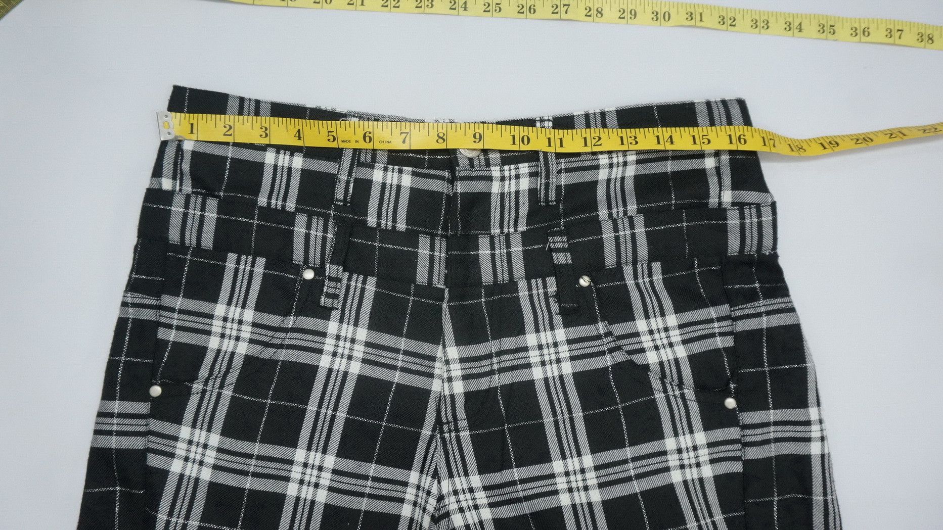 Japanese Brand JUNGLE STORM Double Waist Tartan Lightweight Pants Size US 33 - 11 Thumbnail