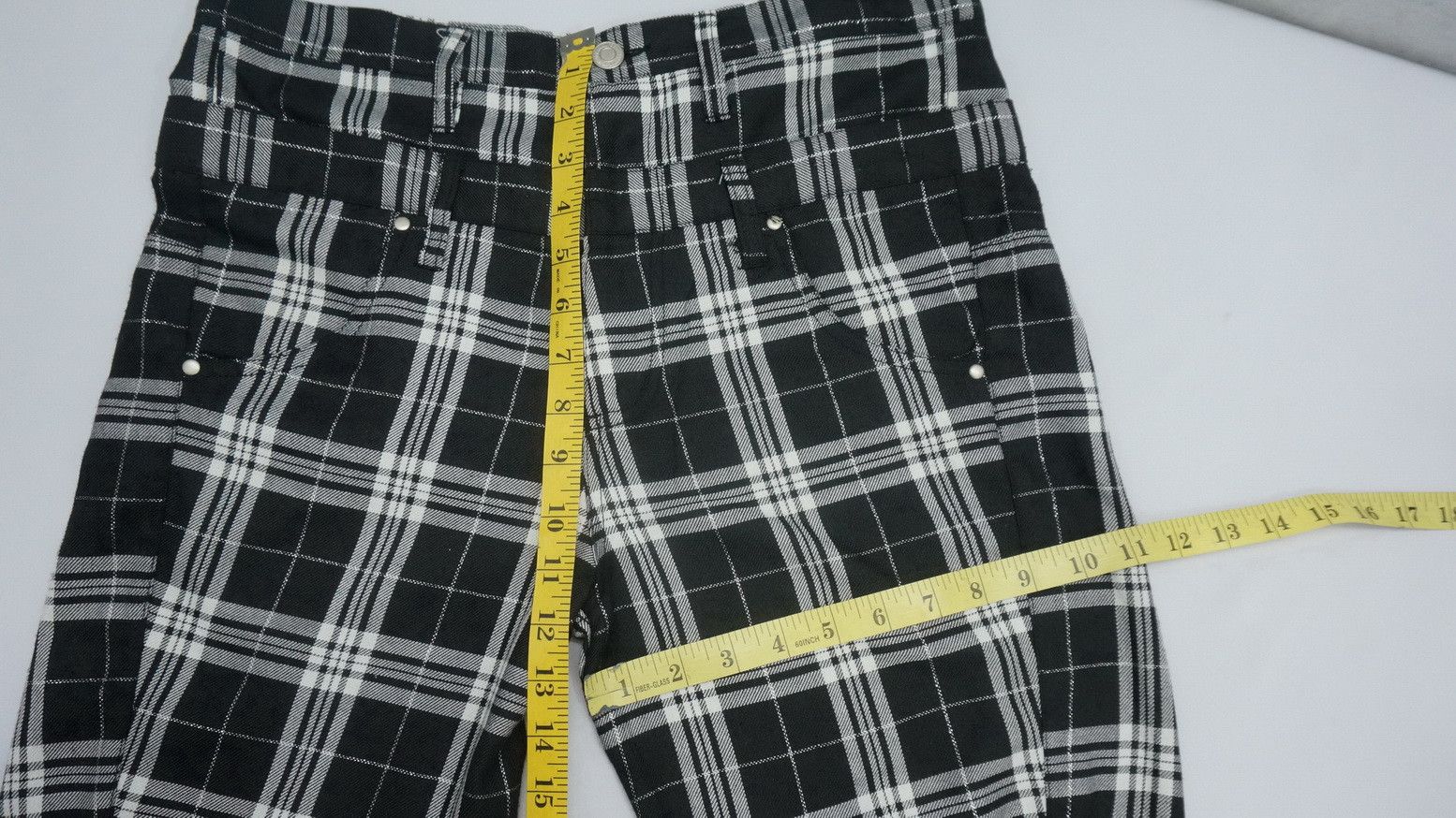 Japanese Brand JUNGLE STORM Double Waist Tartan Lightweight Pants Size US 33 - 12 Thumbnail