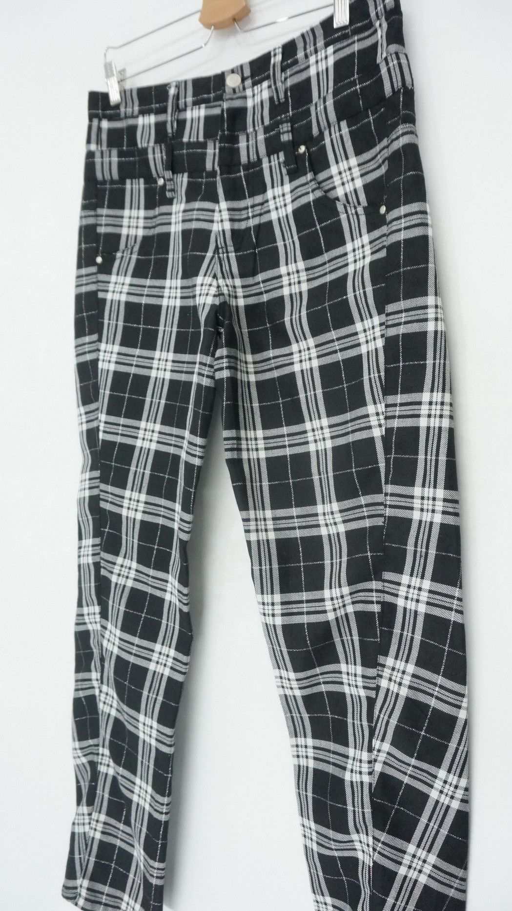 Japanese Brand JUNGLE STORM Double Waist Tartan Lightweight Pants Size US 33 - 6 Thumbnail