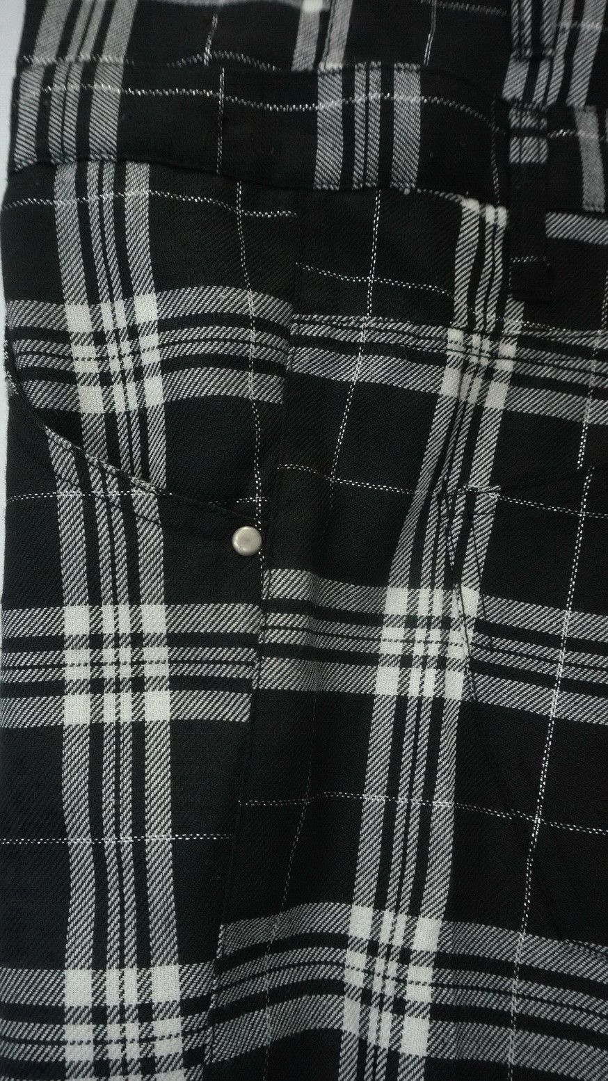 Japanese Brand JUNGLE STORM Double Waist Tartan Lightweight Pants Size US 33 - 9 Thumbnail
