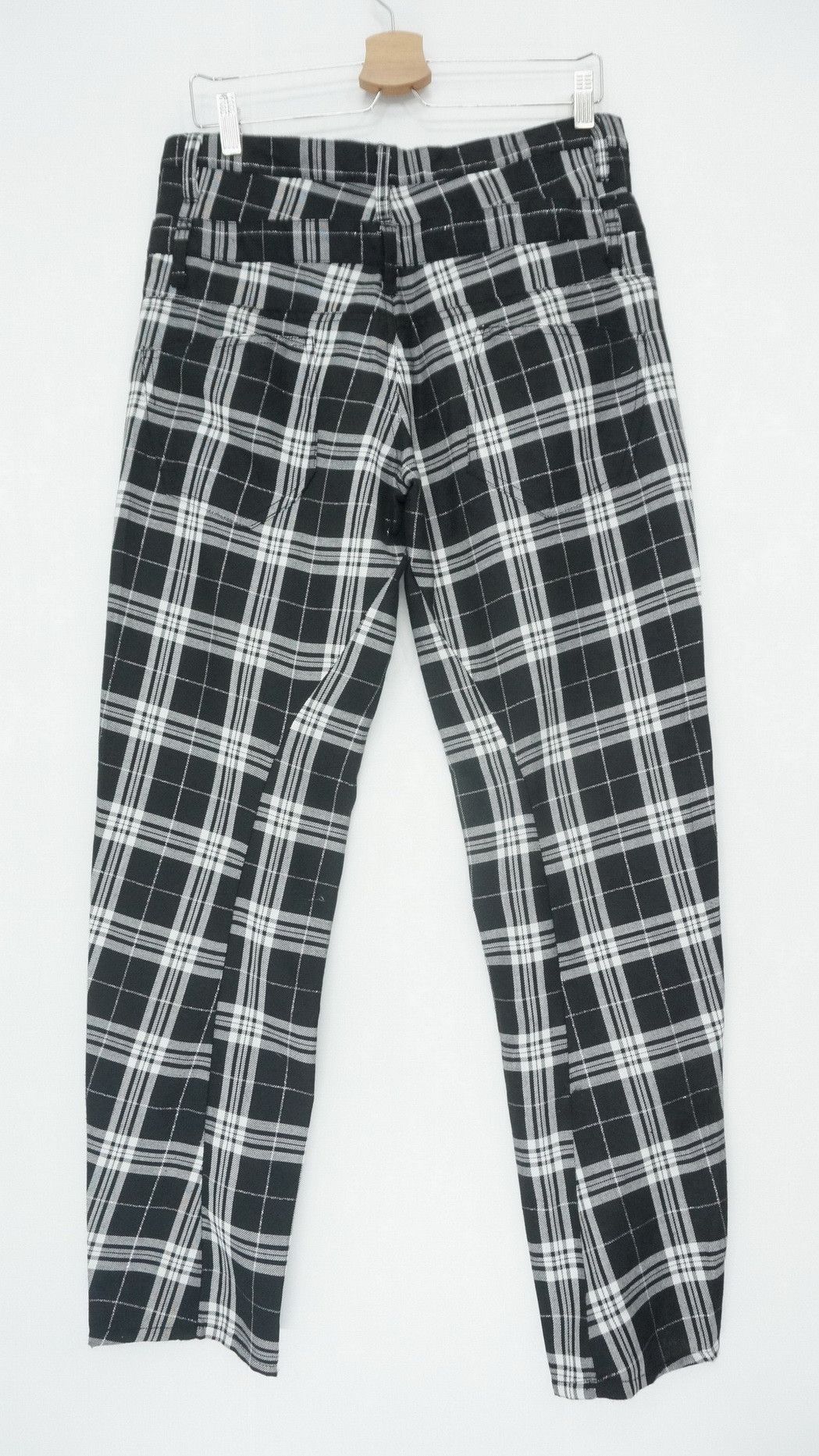 Japanese Brand JUNGLE STORM Double Waist Tartan Lightweight Pants Size US 33 - 2 Thumbnail