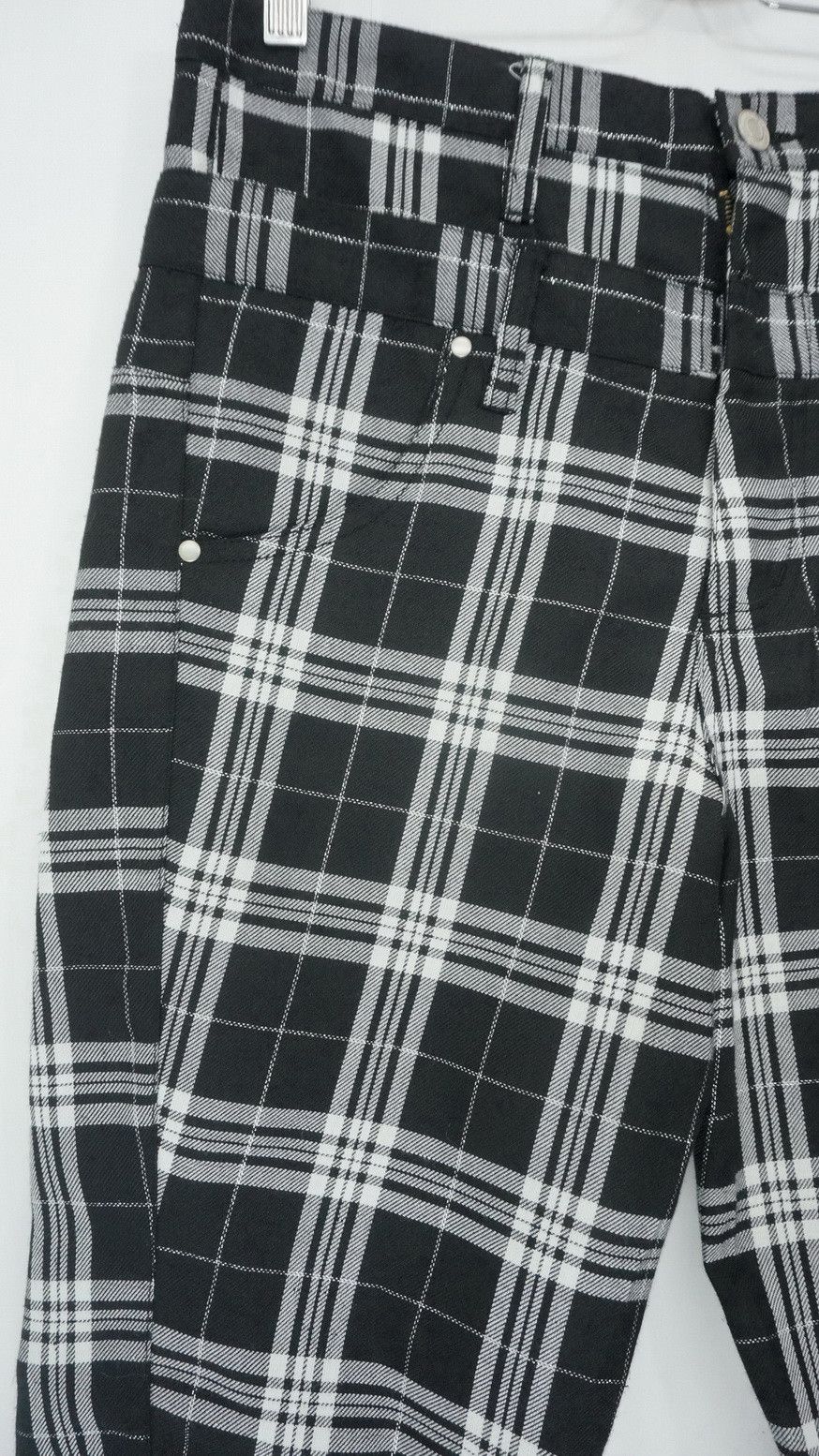 Japanese Brand JUNGLE STORM Double Waist Tartan Lightweight Pants Size US 33 - 3 Thumbnail