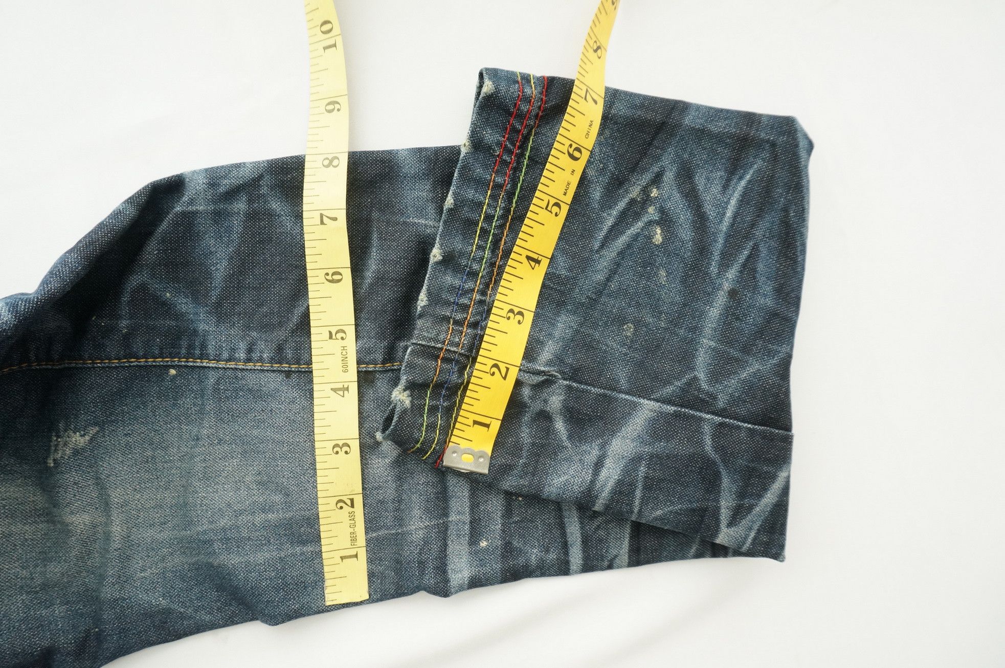Japanese Brand Rare! Japan JONEAA Double Waist Painter Skinny Jeans Size US 26 / EU 42 - 15 Thumbnail