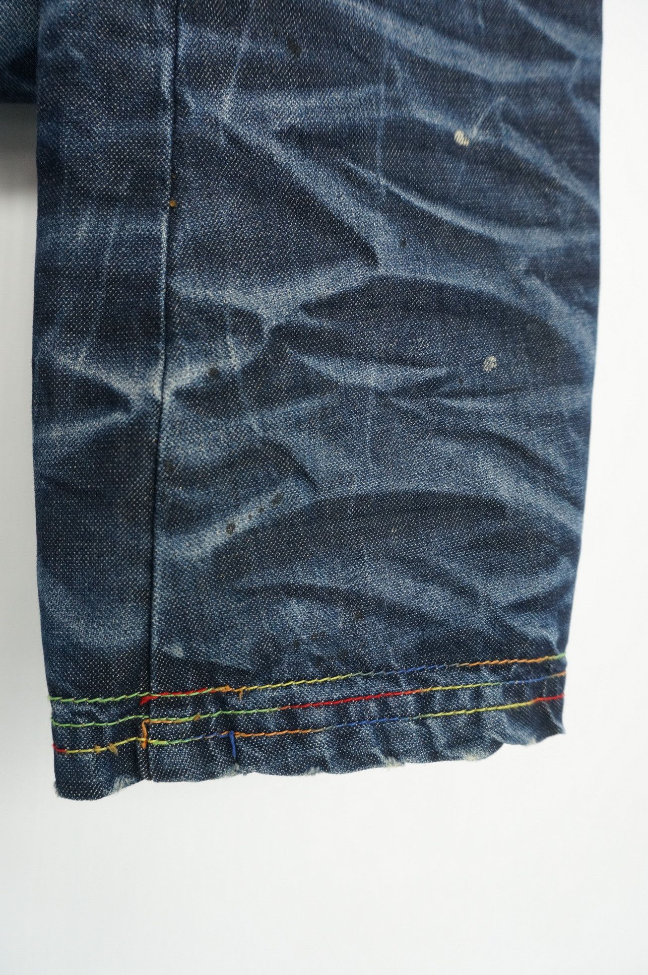 Japanese Brand Rare! Japan JONEAA Double Waist Painter Skinny Jeans Size US 26 / EU 42 - 8 Thumbnail