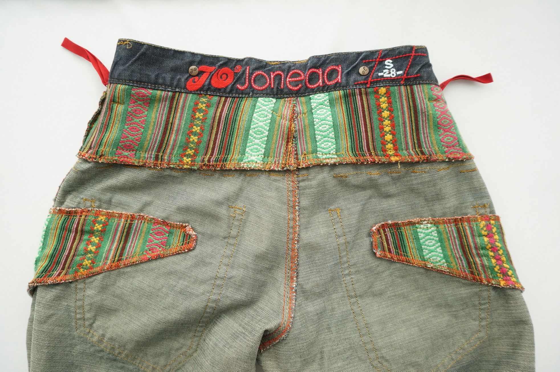 Japanese Brand Rare! Japan JONEAA Double Waist Painter Skinny Jeans Size US 26 / EU 42 - 17 Thumbnail