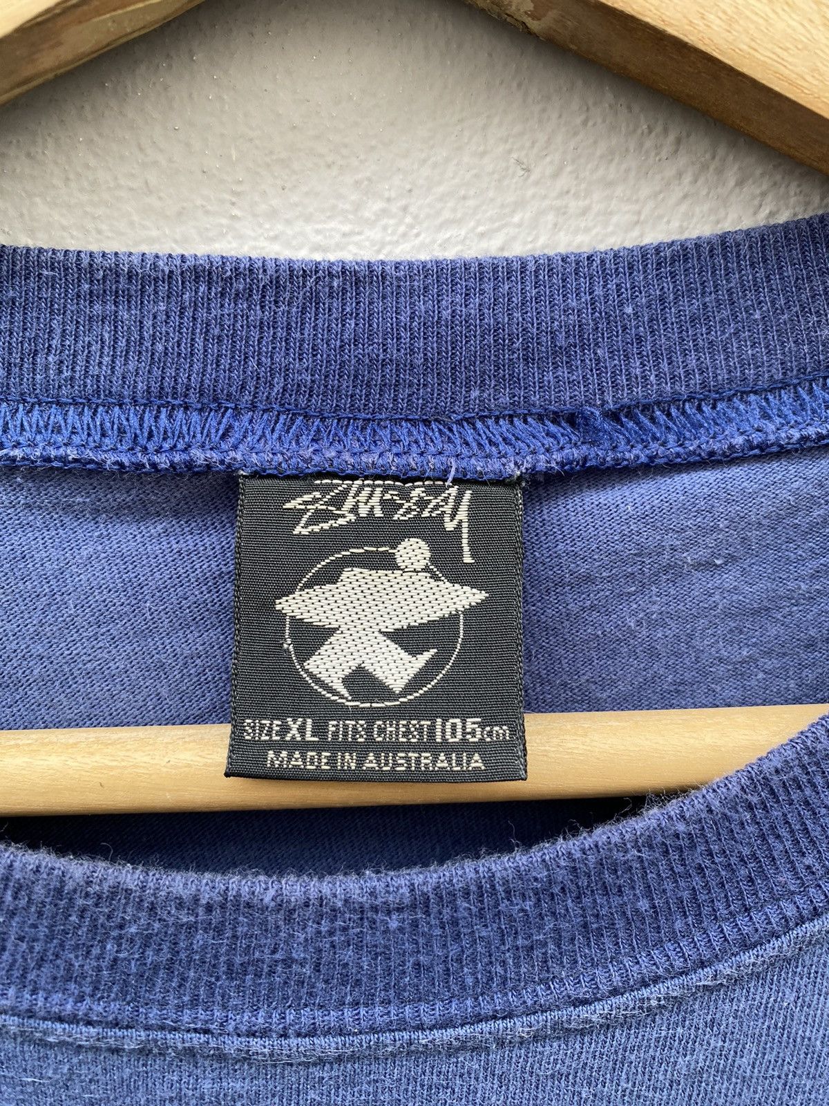Stussy × Vintage ⚡️MEGA RARE⚡️1980s STUSSY International Tribe OZ Chapter Tee Size US XL / EU 56 / 4 - 3 Thumbnail