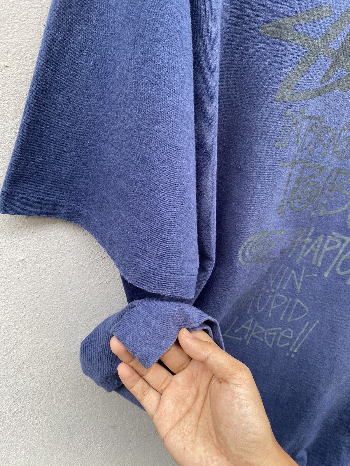 Stussy × Vintage ⚡️MEGA RARE⚡️1980s STUSSY International Tribe OZ Chapter Tee Size US XL / EU 56 / 4 - 6 Thumbnail
