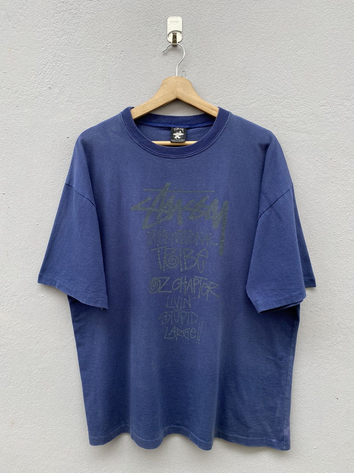 ⚡️MEGA RARE⚡️1980s STUSSY International Tribe OZ Chapter Tee
