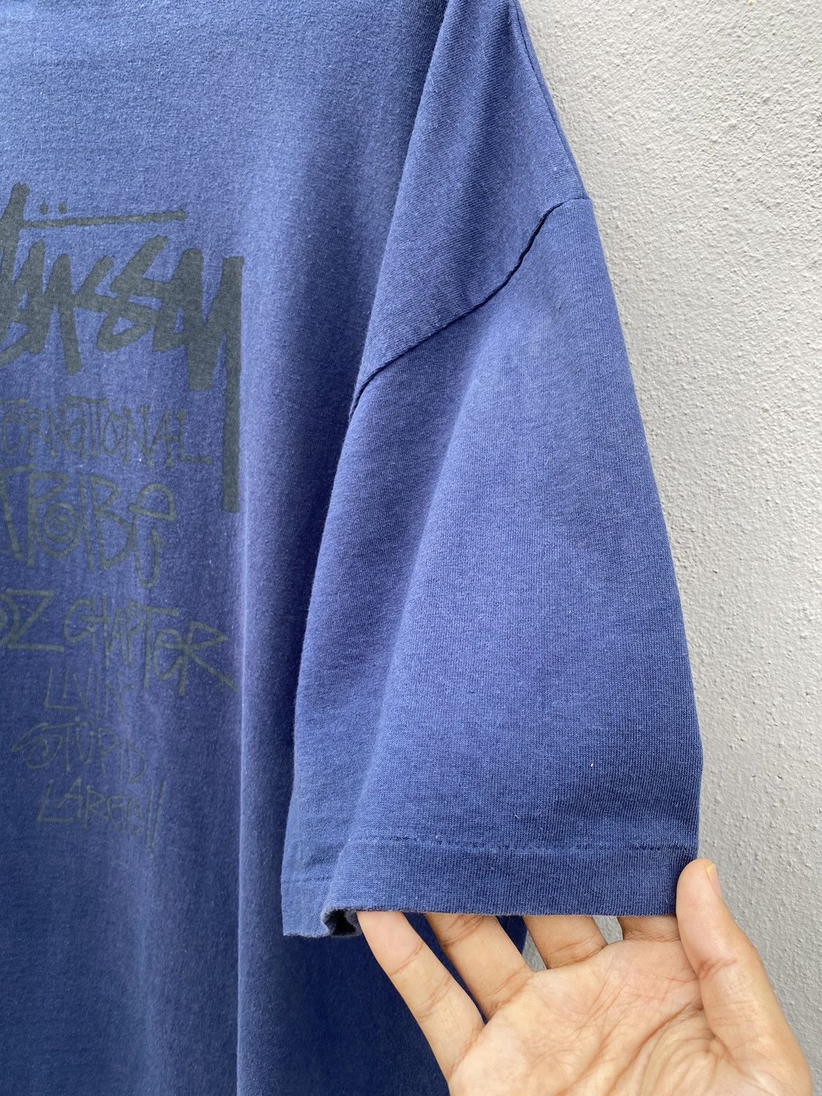 Stussy × Vintage ⚡️MEGA RARE⚡️1980s STUSSY International Tribe OZ Chapter Tee Size US XL / EU 56 / 4 - 11 Thumbnail