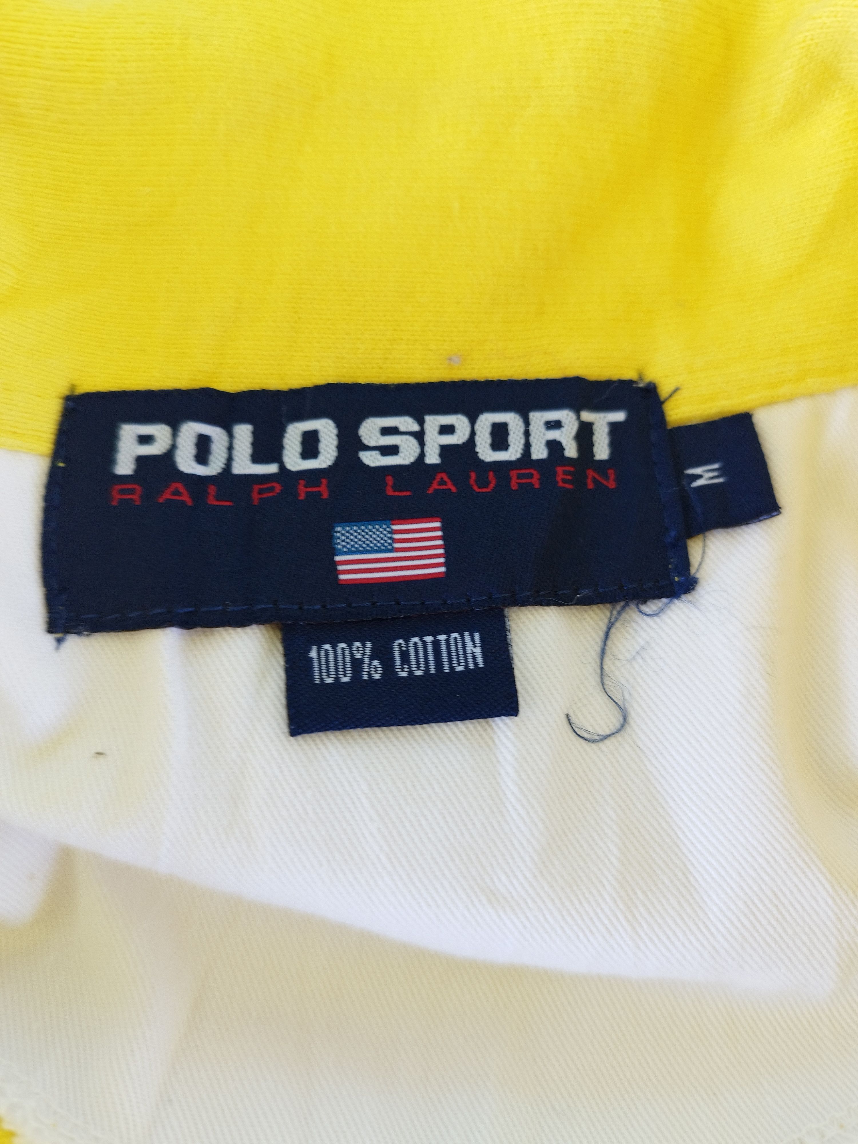 Polo Ralph Lauren 🔥 Vintage Polo Sport t shirt collar multi colour Size US M / EU 48-50 / 2 - 6 Thumbnail