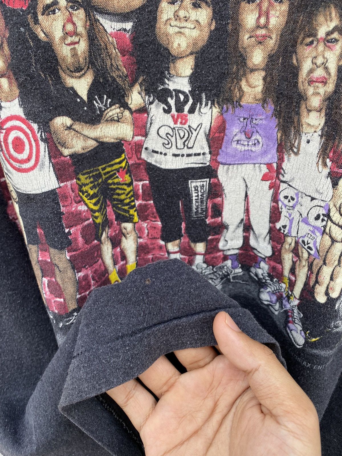 Band Tees Vintage Rare 80s Anthrax State Of Euphoria 1988 Tour Tee Size US L / EU 52-54 / 3 - 11 Thumbnail