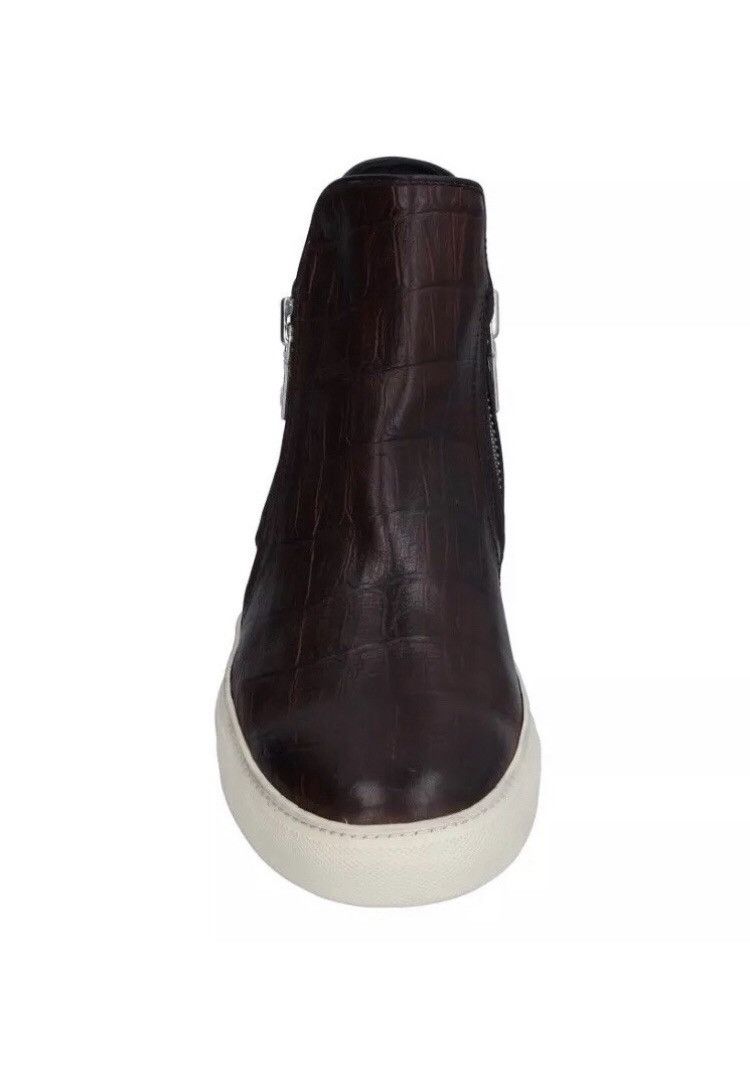 John Varvatos Reed wire insert double zip sneaker. Size 9.5