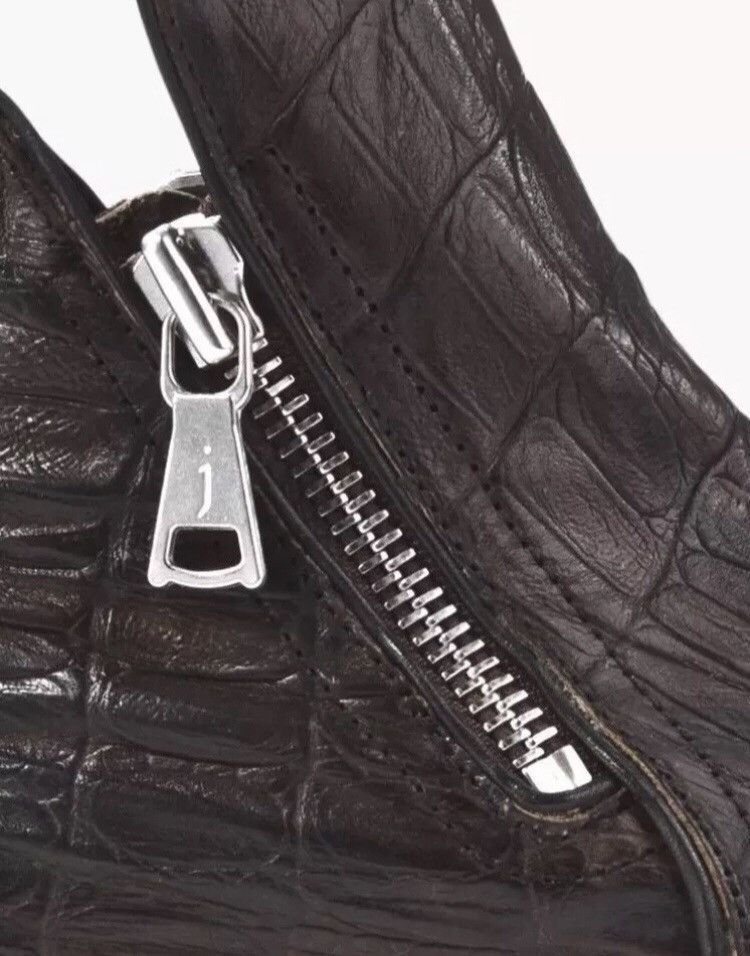 John Varvatos Reed wire insert double zip sneaker. Size 9.5