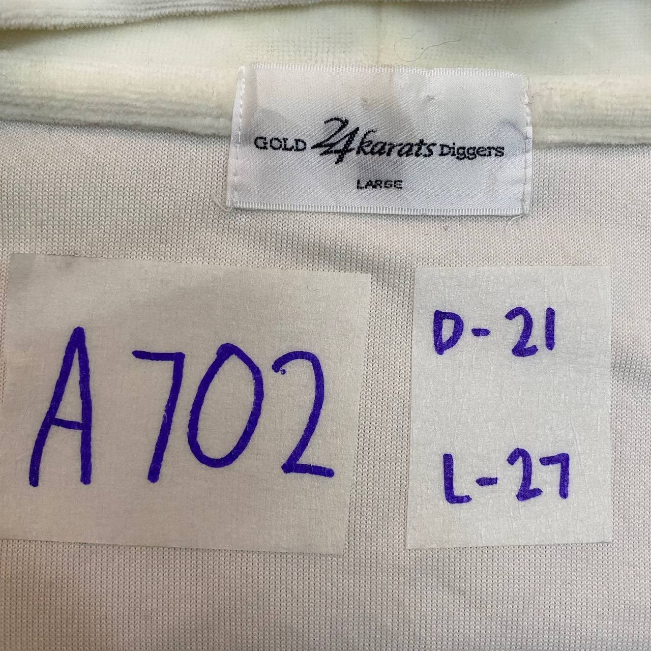 Japanese Brand A702. 24 KARATS GOLD DIGGERS HOODIE CHROME HEART INSPIRE Size US L / EU 52-54 / 3 - 7 Thumbnail