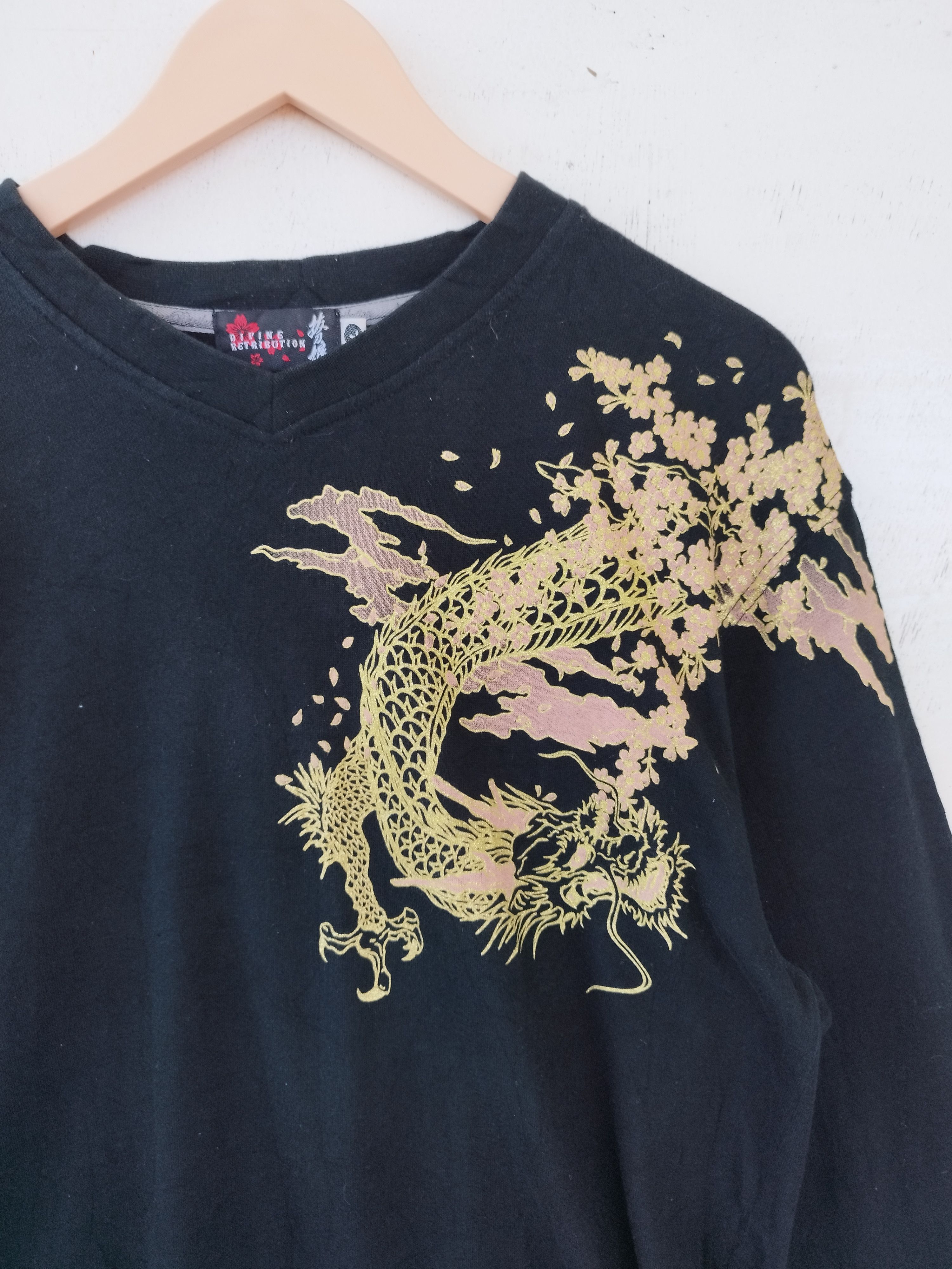 Hysteric Glamour 🔥 Japanese Sukajan t shirt long sleeve Sukajan Geisha Size US M / EU 48-50 / 2 - 4 Thumbnail