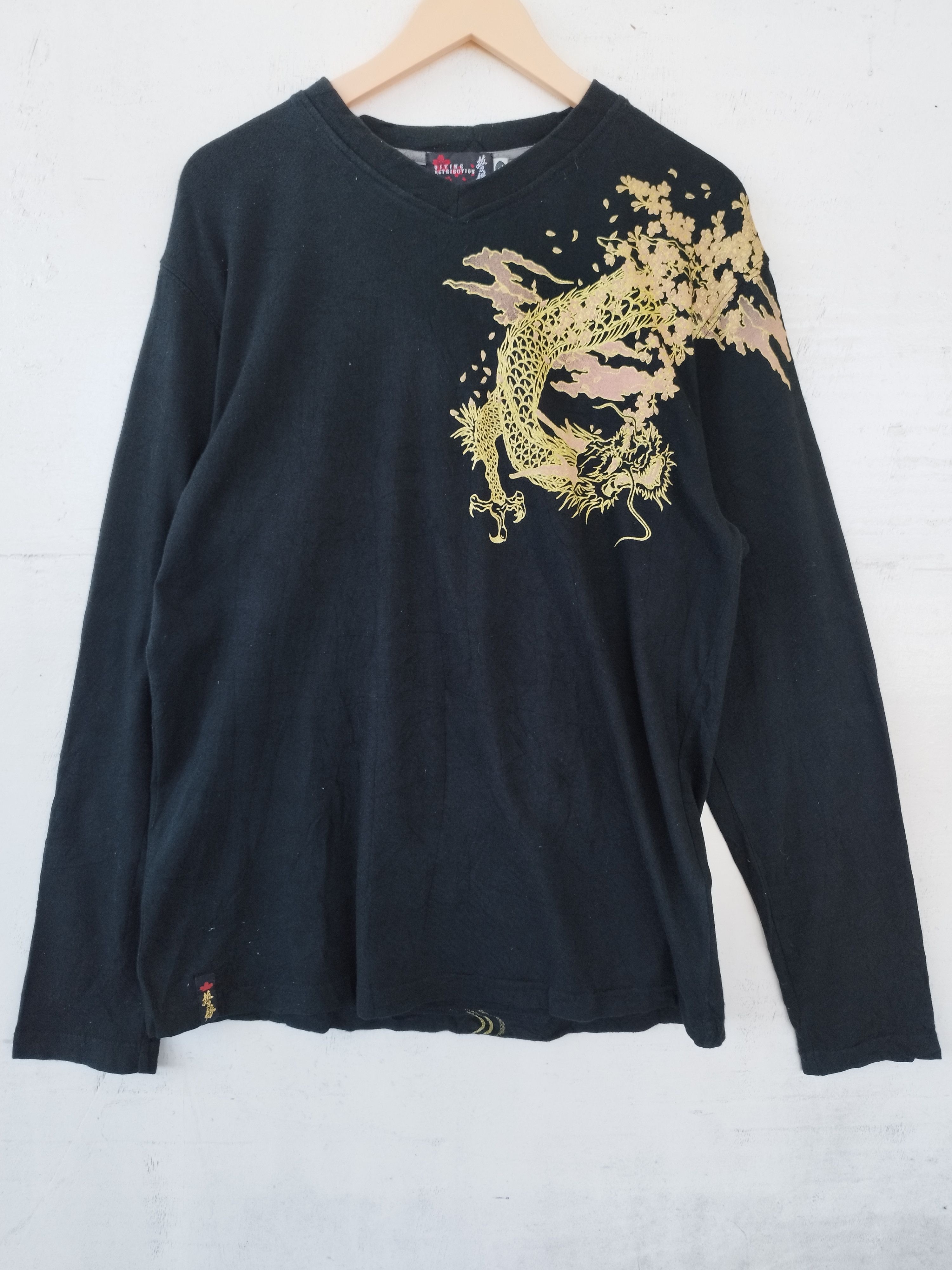 Hysteric Glamour 🔥 Japanese Sukajan t shirt long sleeve Sukajan Geisha Size US M / EU 48-50 / 2 - 6 Thumbnail