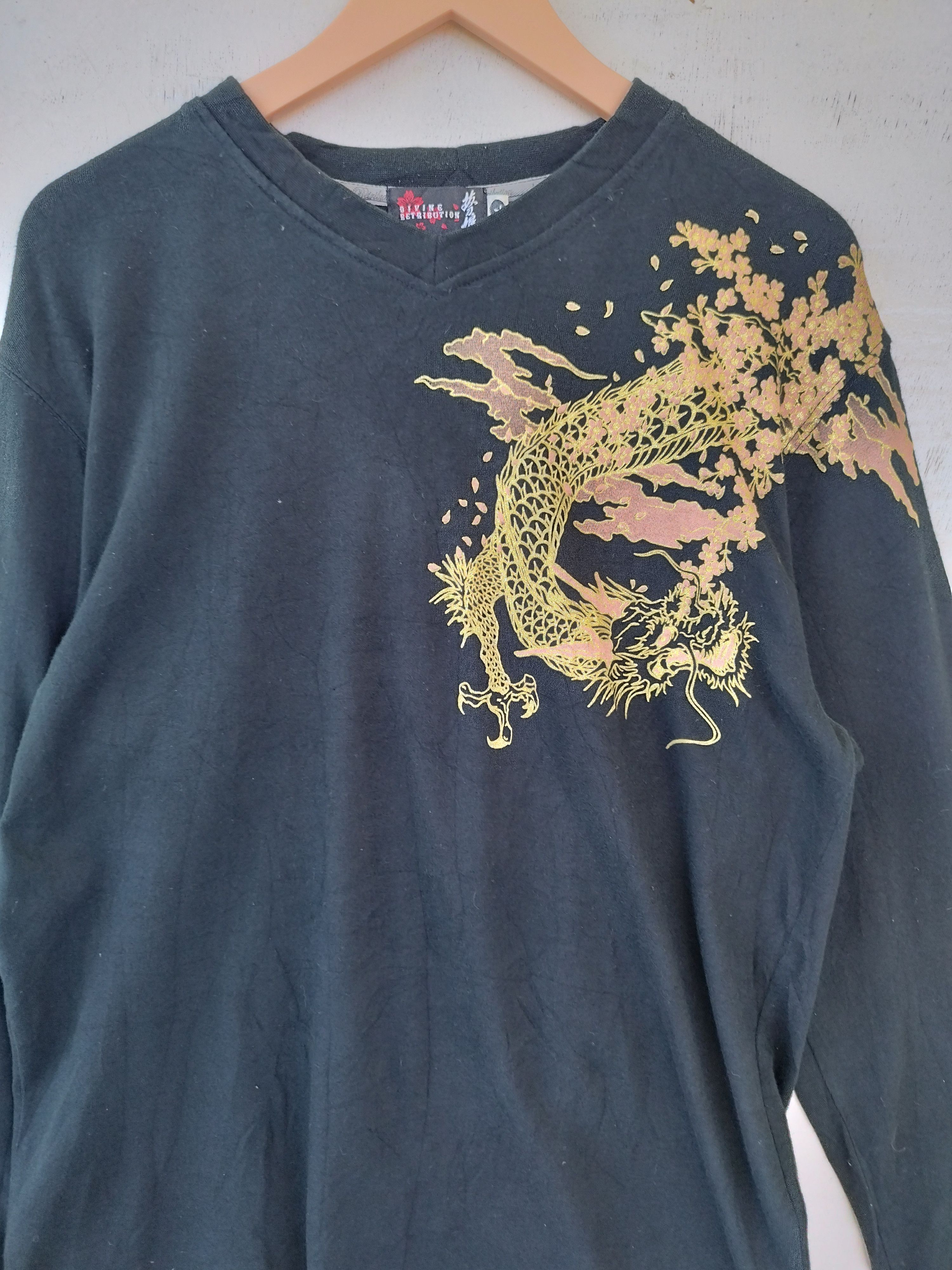 Hysteric Glamour 🔥 Japanese Sukajan t shirt long sleeve Sukajan Geisha Size US M / EU 48-50 / 2 - 5 Thumbnail