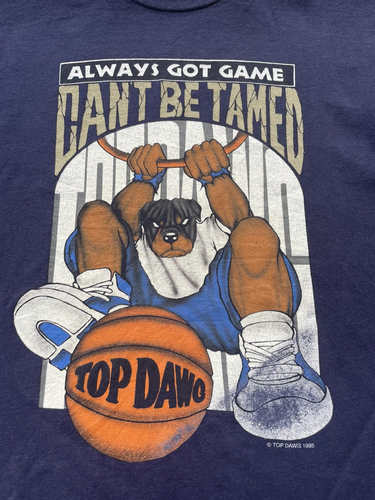 Top Dawg Entertainment × Vintage Vintage 1995 Top Dawg Tshirt Size US M / EU 48-50 / 2 - 13 Thumbnail