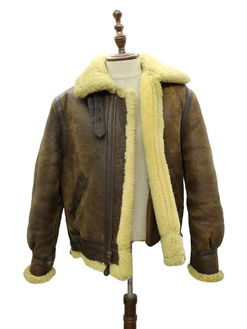 Schott SCHOTT TYPE B-3 SHEARLING LEATHER USAAF FLIGHT BOMBER JKT Size US M / EU 48-50 / 2 - 3 Thumbnail