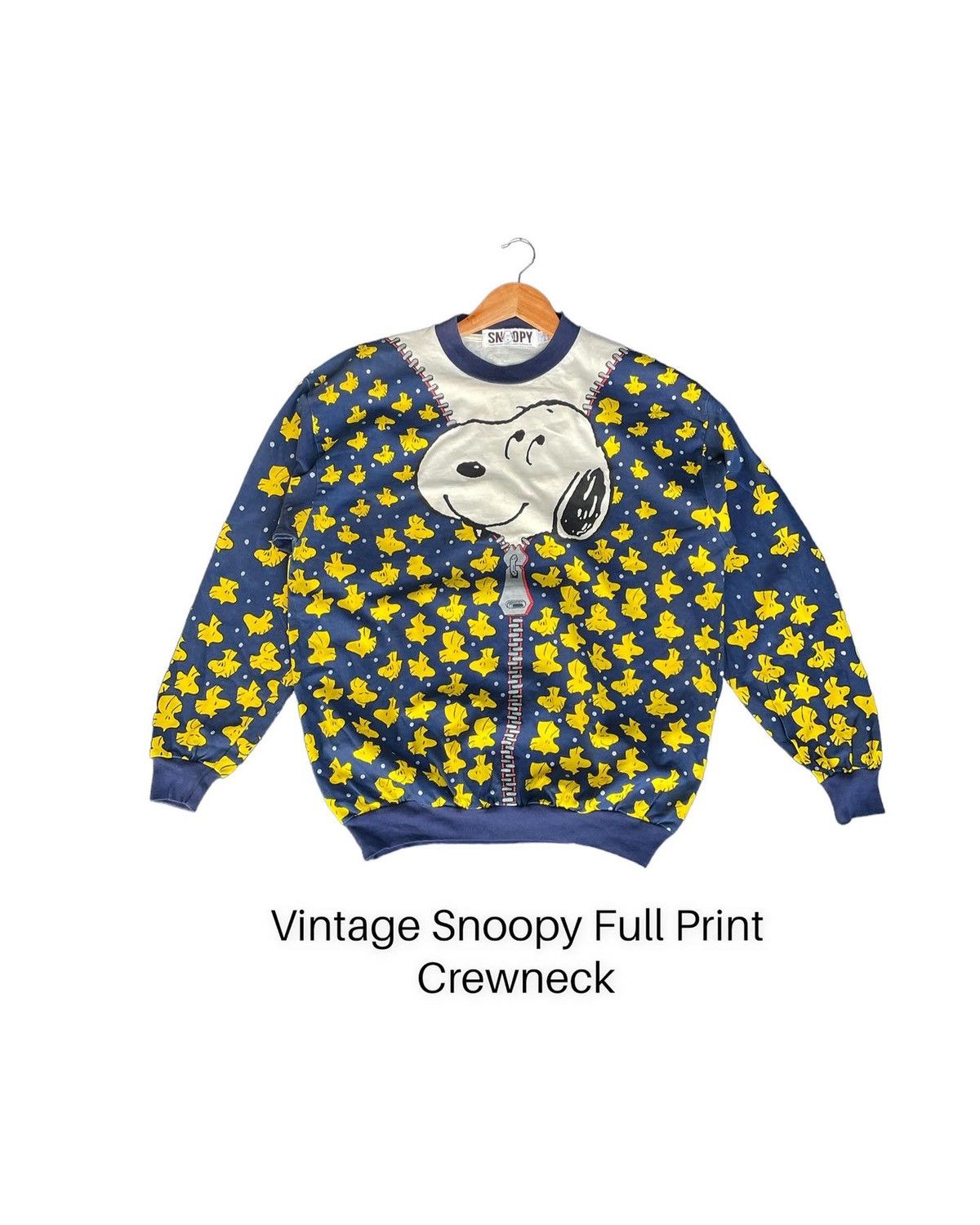 Vintage Vintage Snoopy FullPrint Crewneck Size US L / EU 52-54 / 3 - 1 Thumbnail