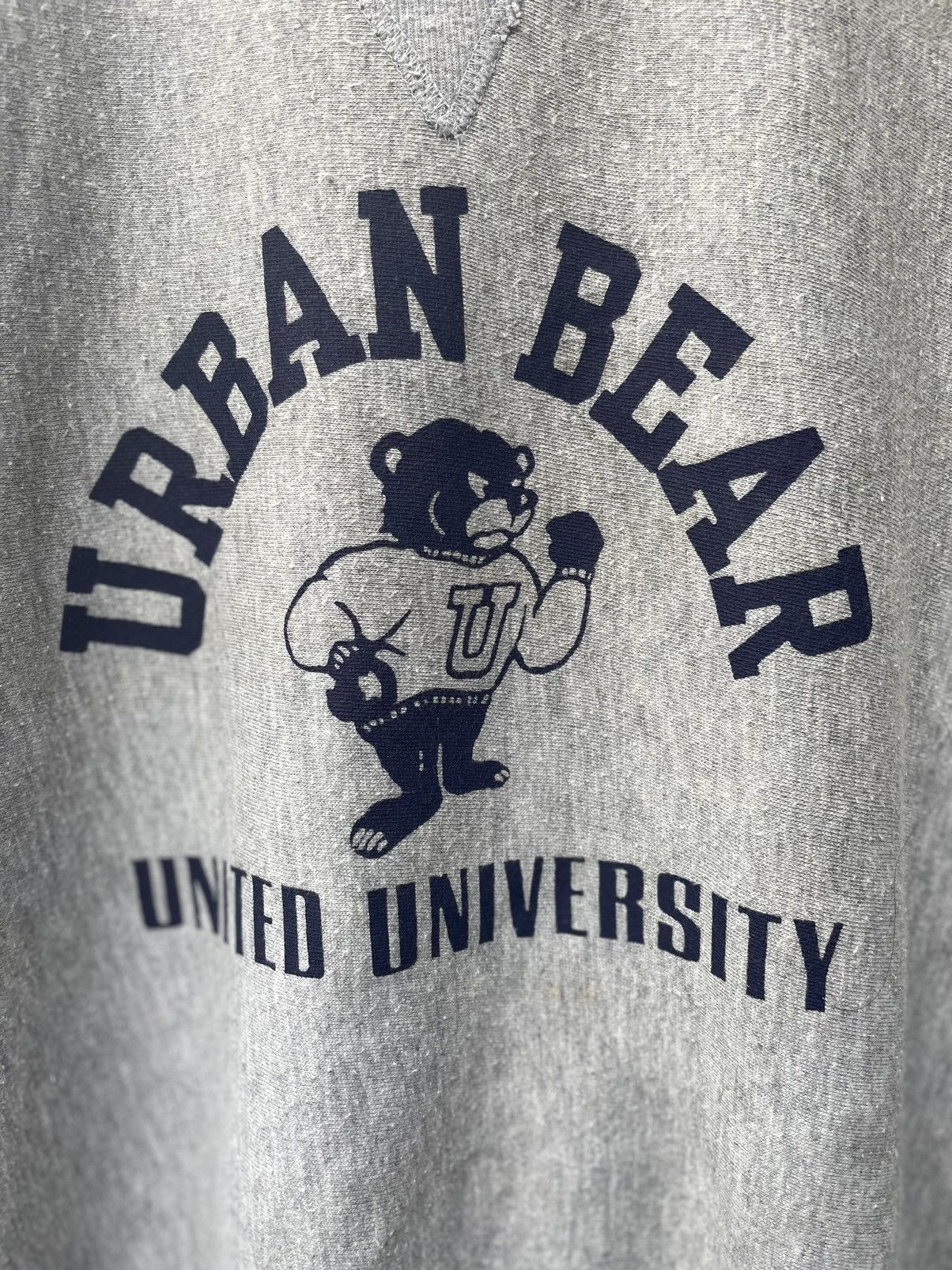 Japanese Brand Neyries Urban Bear United University Reverseweave Crewneck Size US M / EU 48-50 / 2 - 8 Thumbnail