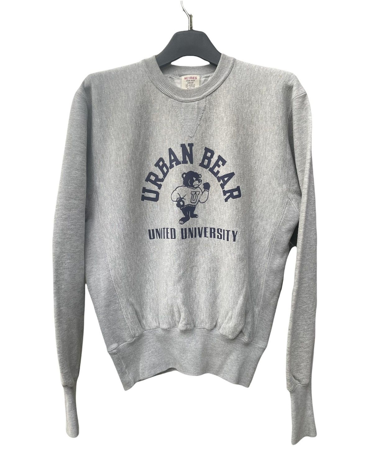 Neyries Urban Bear United University Reverseweave Crewneck