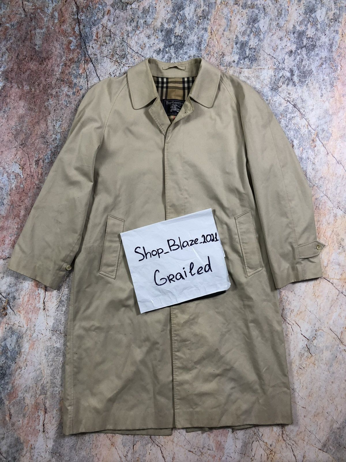 Burberry × Vintage Burberrys vintage nova check plated coat trench Size US M / EU 48-50 / 2 - 4 Thumbnail