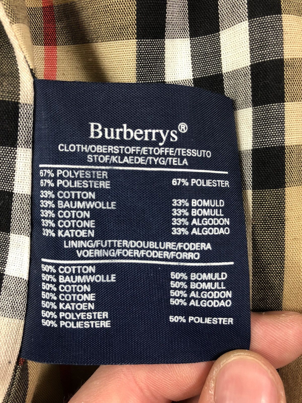 Burberry × Vintage Burberrys vintage nova check plated coat trench Size US M / EU 48-50 / 2 - 6 Thumbnail