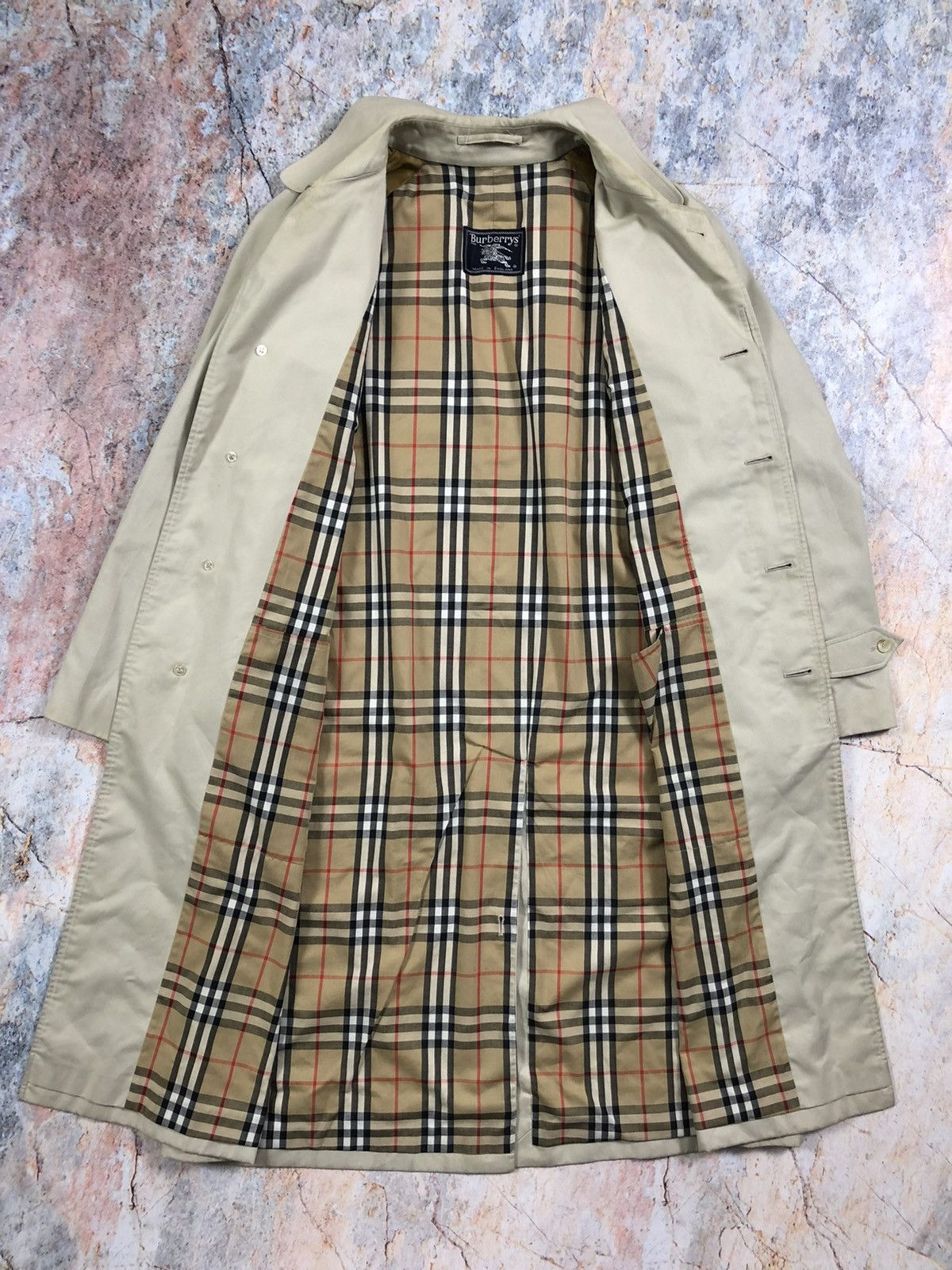 Burberry × Vintage Burberrys vintage nova check plated coat trench Size US M / EU 48-50 / 2 - 1 Thumbnail