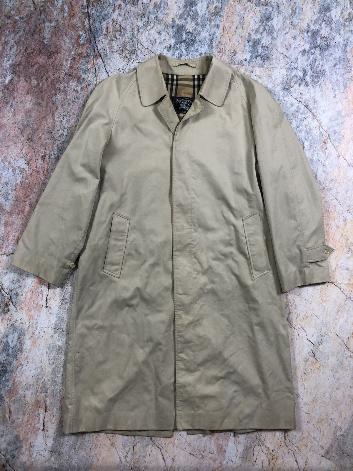 Burberry × Vintage Burberrys vintage nova check plated coat trench Size US M / EU 48-50 / 2 - 2 Thumbnail