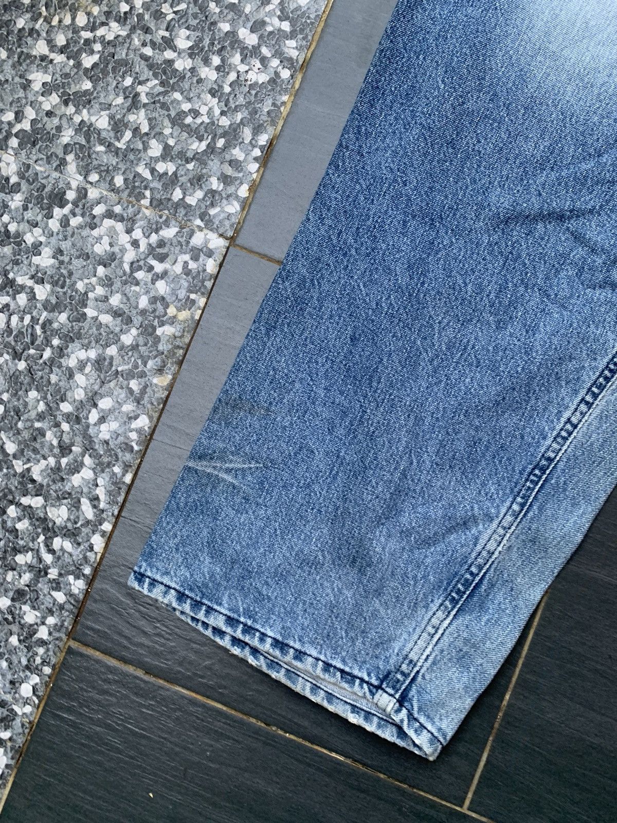 Designer Rare Vintage Baggy Custom Iceberg Faded Wash Denim Size US 38 / EU 54 - 3 Thumbnail