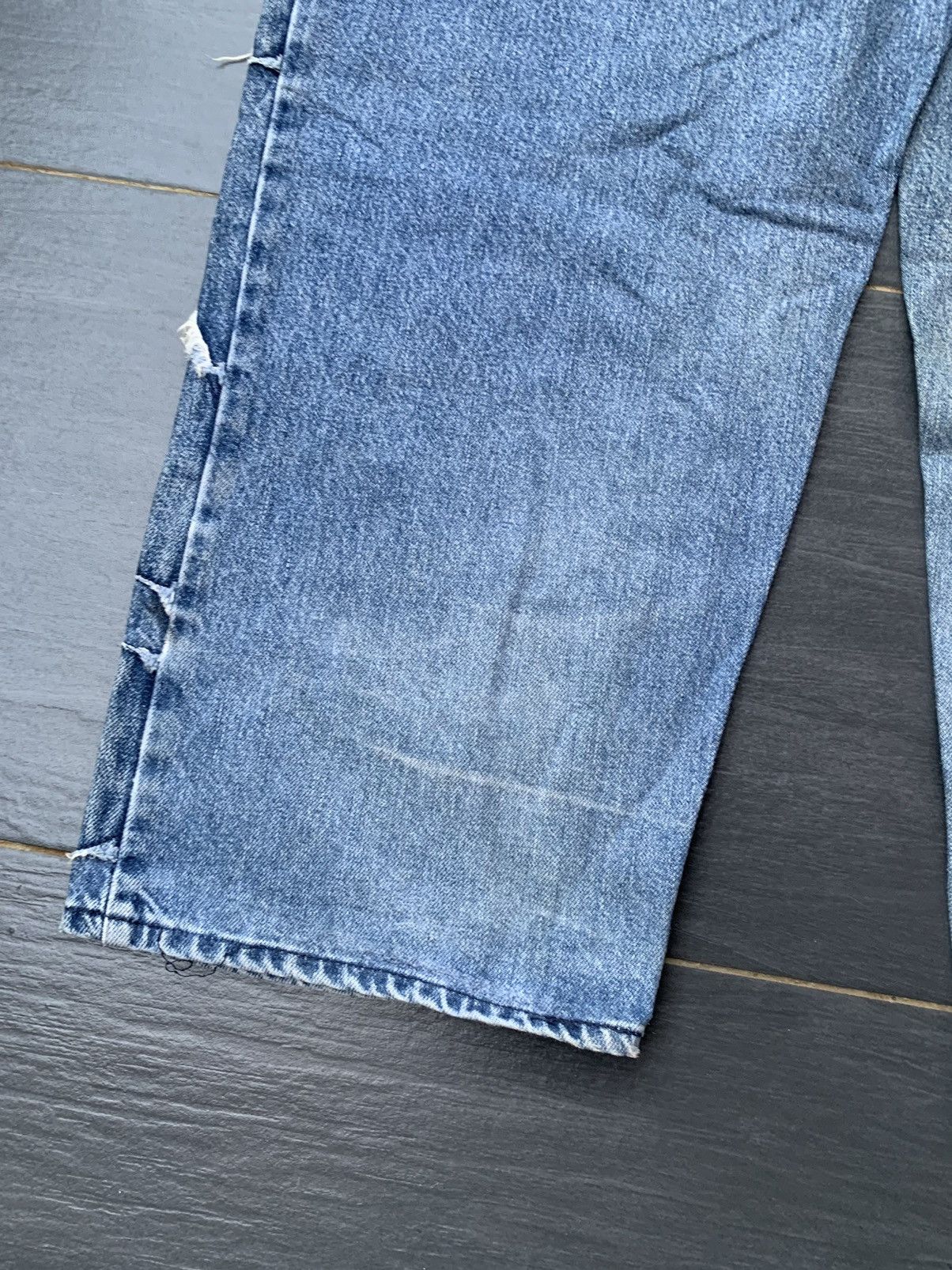 Designer Rare Vintage Baggy Custom Iceberg Faded Wash Denim Size US 38 / EU 54 - 11 Thumbnail