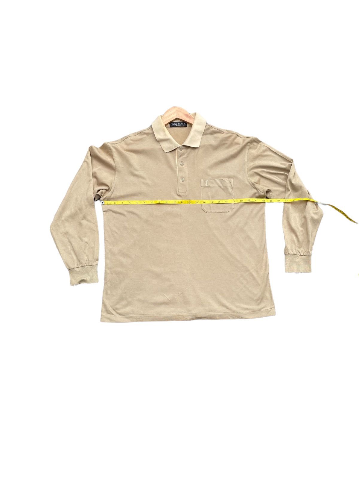 Yves Saint Laurent Vintage Yves Saint Laurent Polo Long Sleave Size US L / EU 52-54 / 3 - 2 Thumbnail